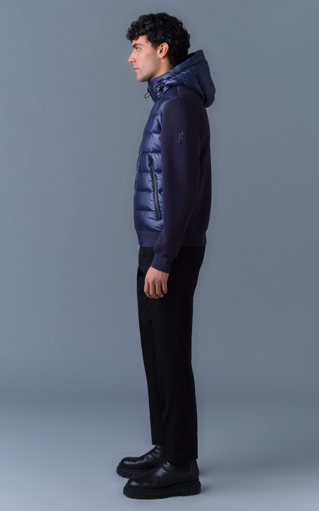 A "FRANCK-R" Marine Mackage Gilet Homme opened photo
