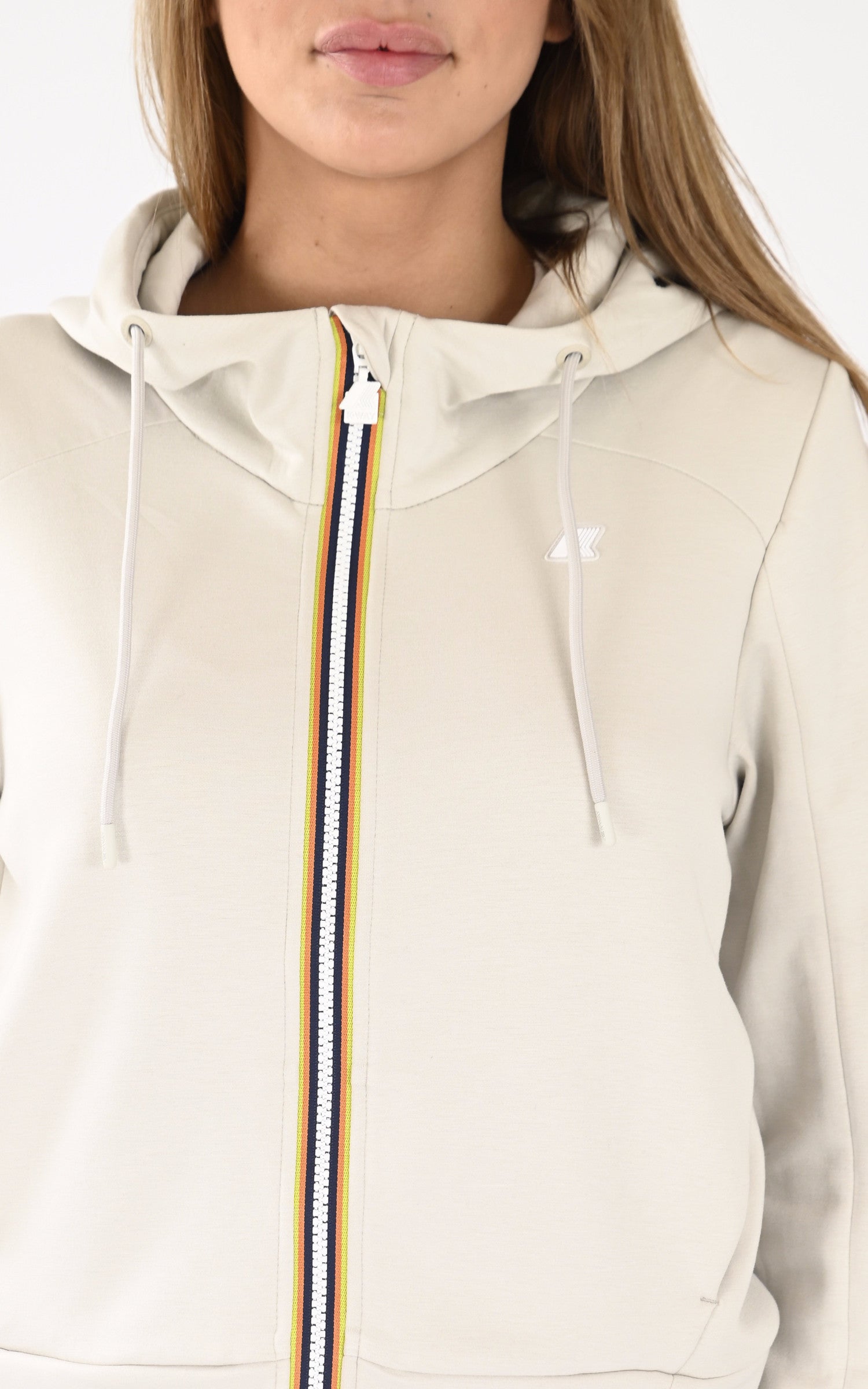 A "DIVINE LIGHT K2132CW" Beige K-Way Gilet Femme details photo 5