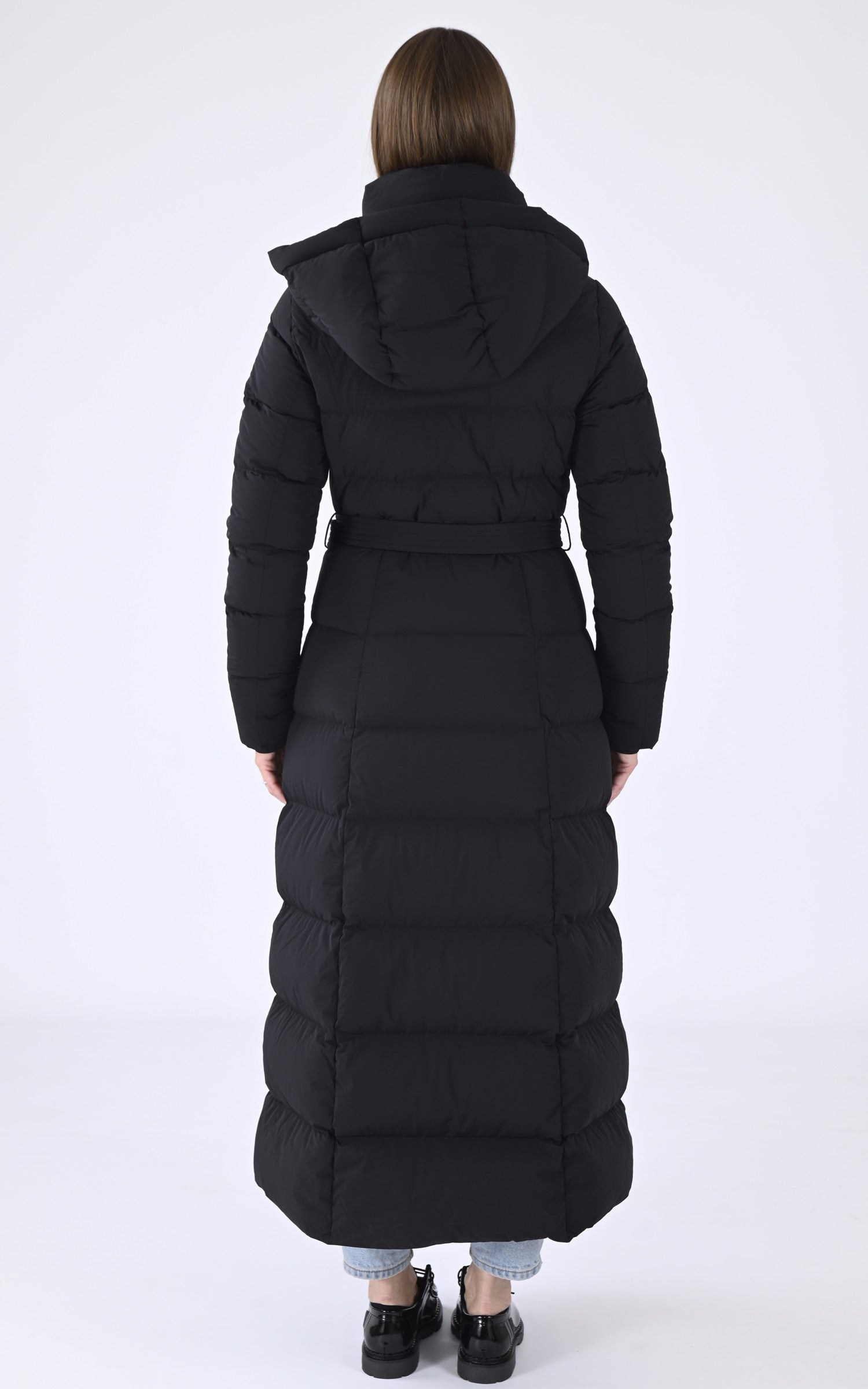 A "CALINA-CITY" Noir Mackage 7/8 Doudoune Femme back photo