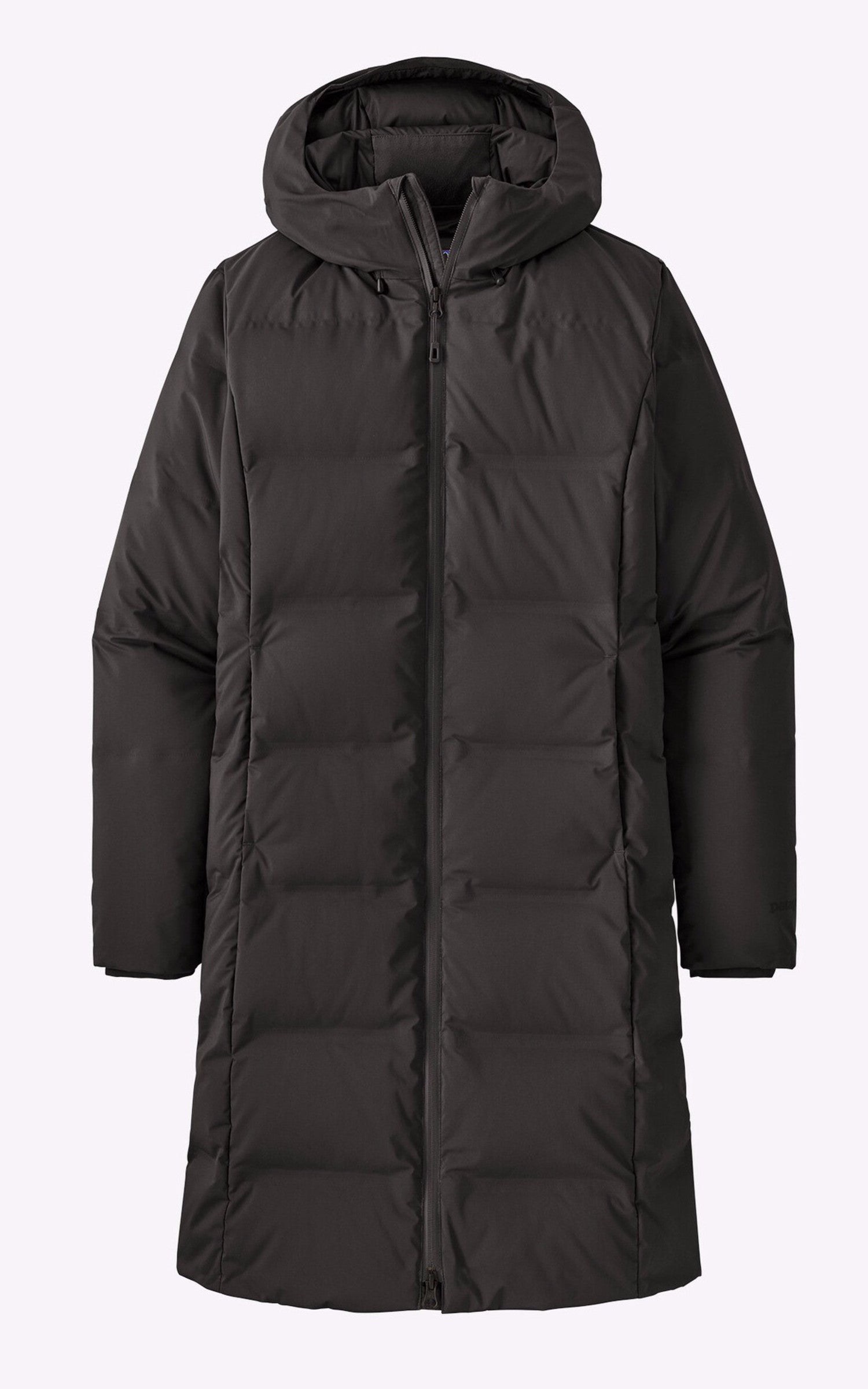 A "JACKSON GLACIER PARKA" Noir Patagonia 3/4 Parka Femme details photo