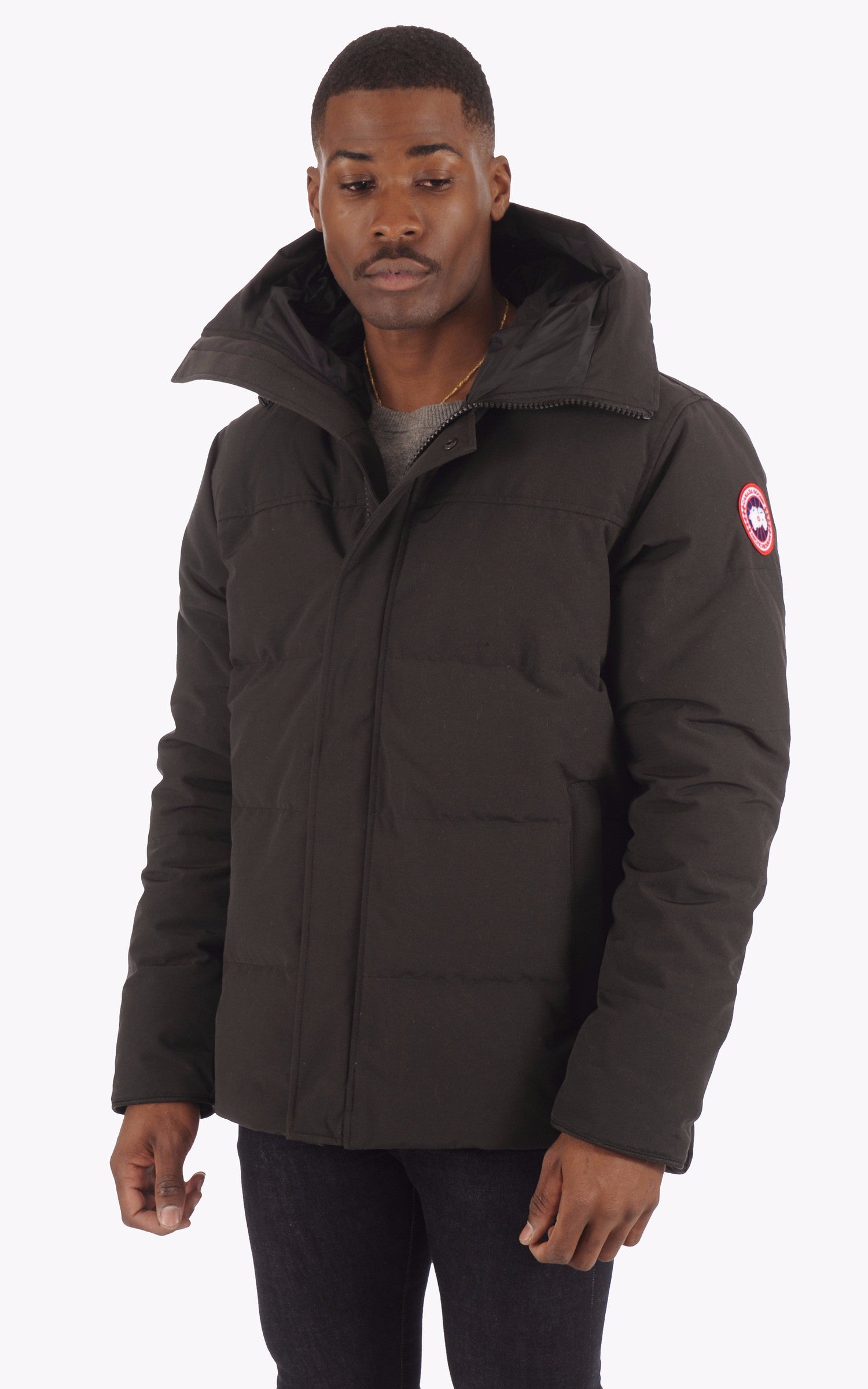 A "MAC MILLAN 2080M" Noir Canada Goose 3/4 Doudoune Homme opened photo