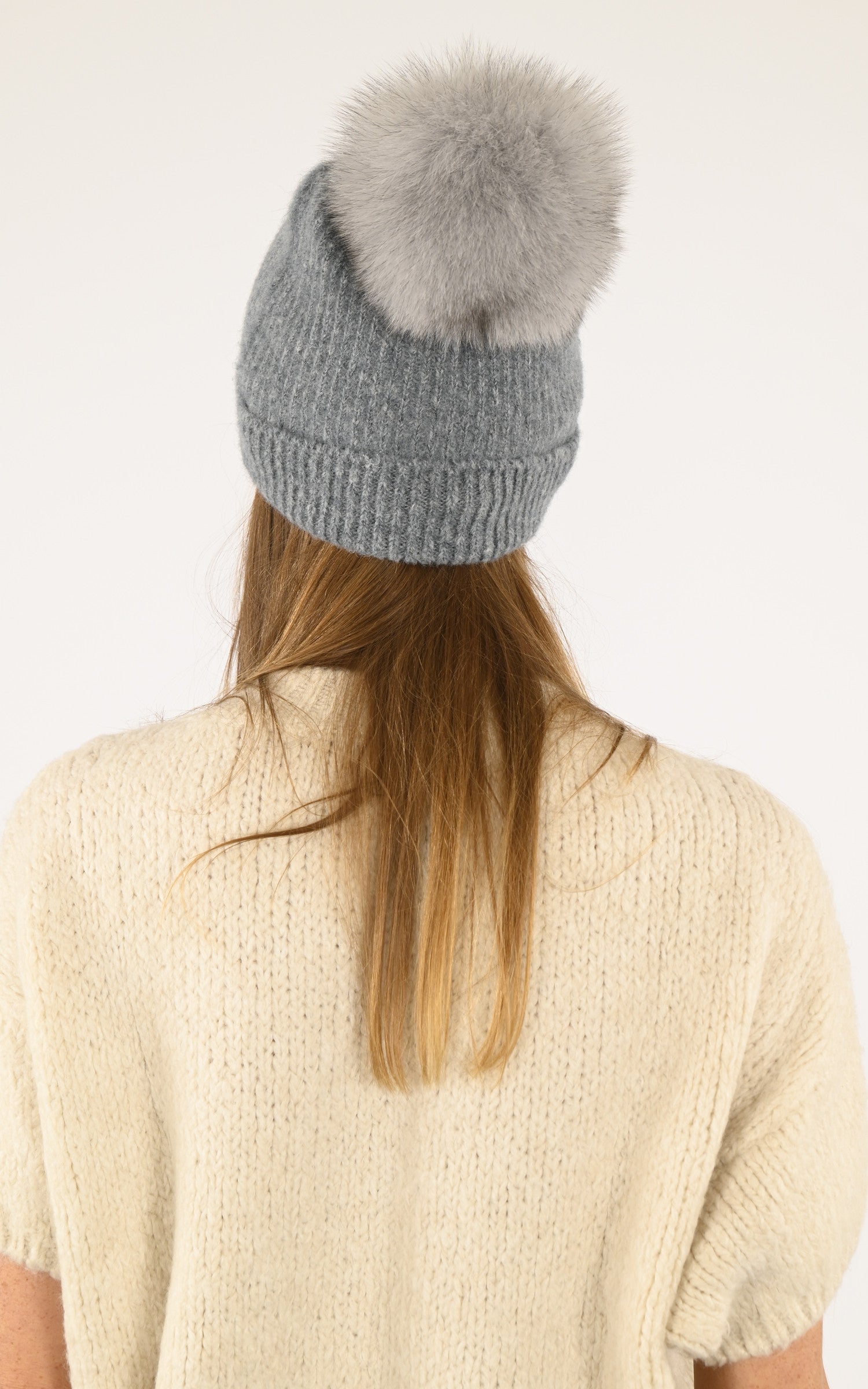 A "428/14" Bleu Lea Clement Bonnet Femme back photo