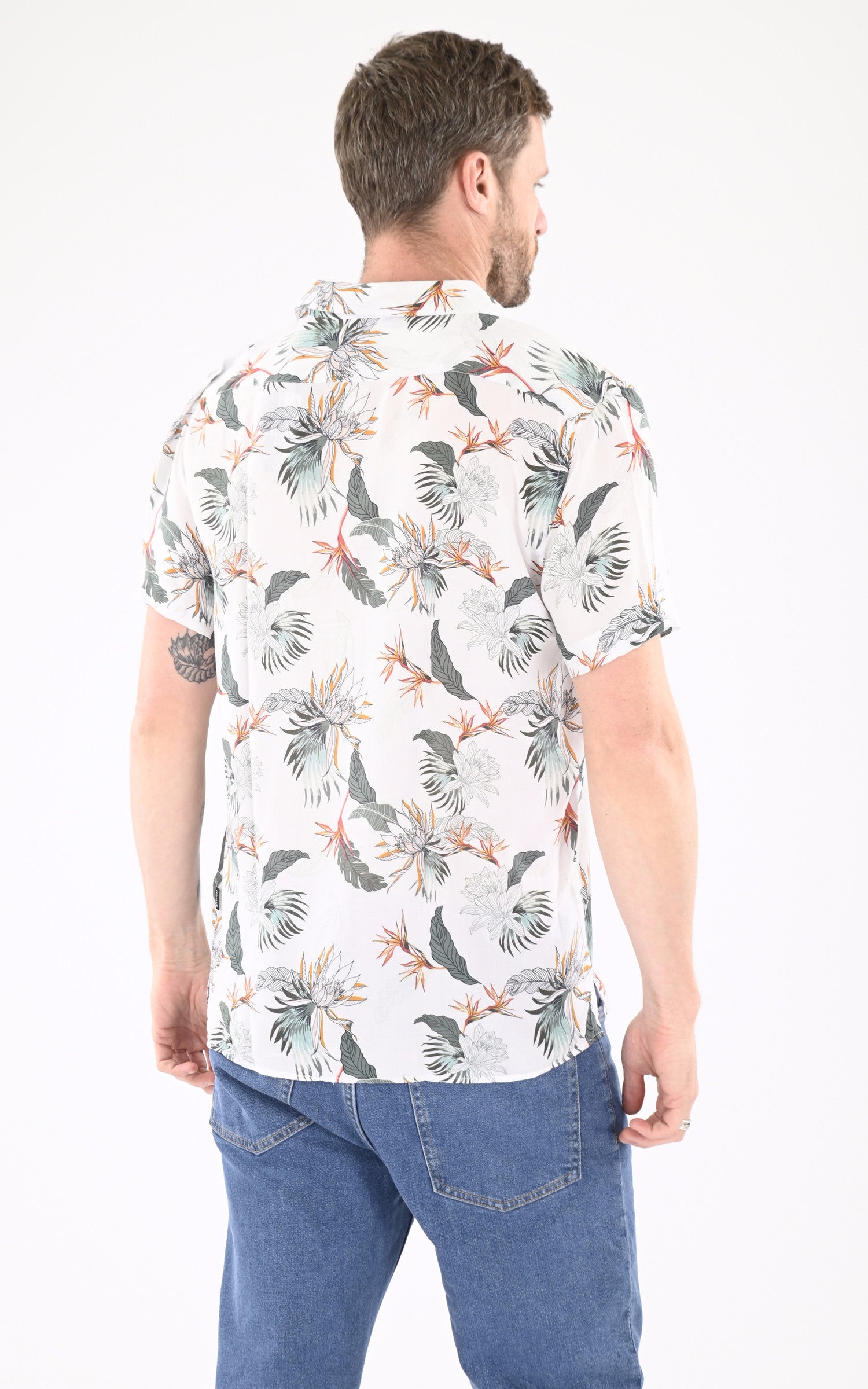A "SHRIVERA" Vert Schott Chemise Homme back photo