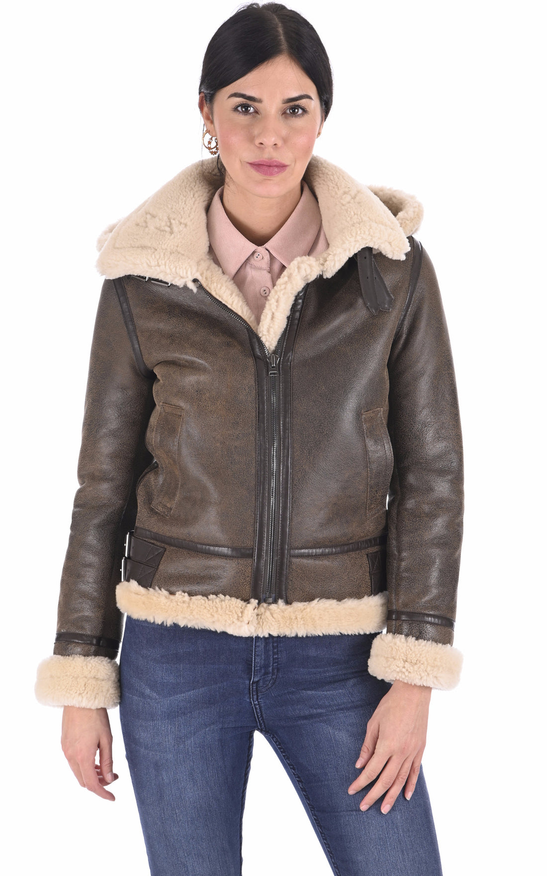 A "BLONDINE FURLESS FF" Marron La Canadienne Bombardier Femme opened photo