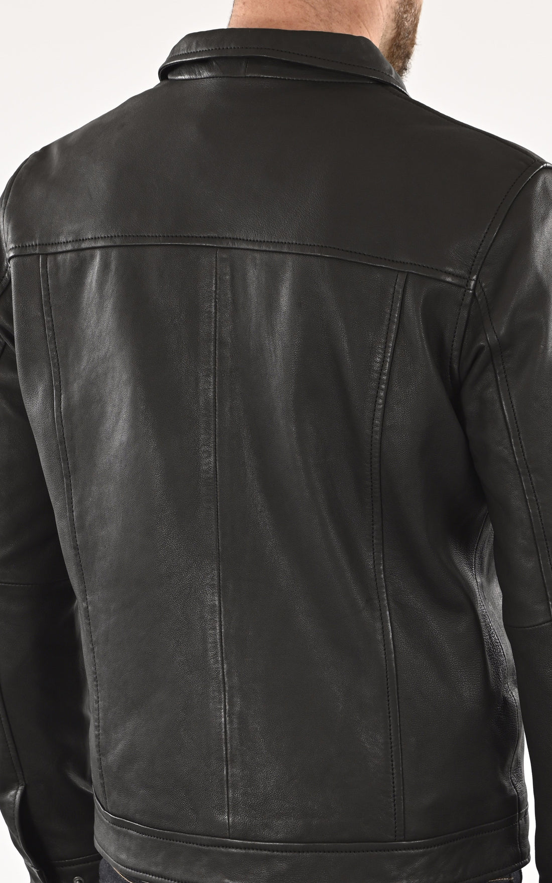 A "TYSON" Noir Serge Pariente Blouson Homme opened photo