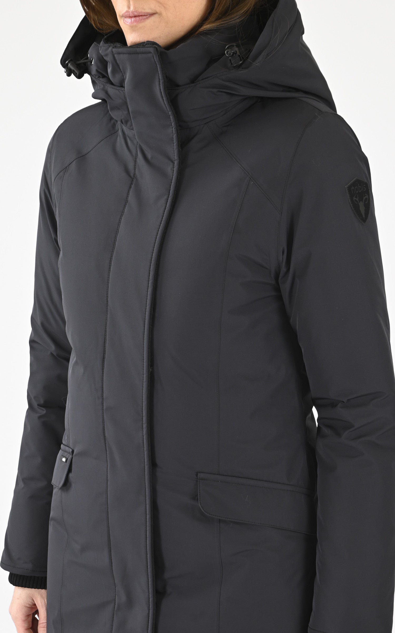 A "REBECCA 3L" Noir Nobis Ves Doudoune Femme details photo 5