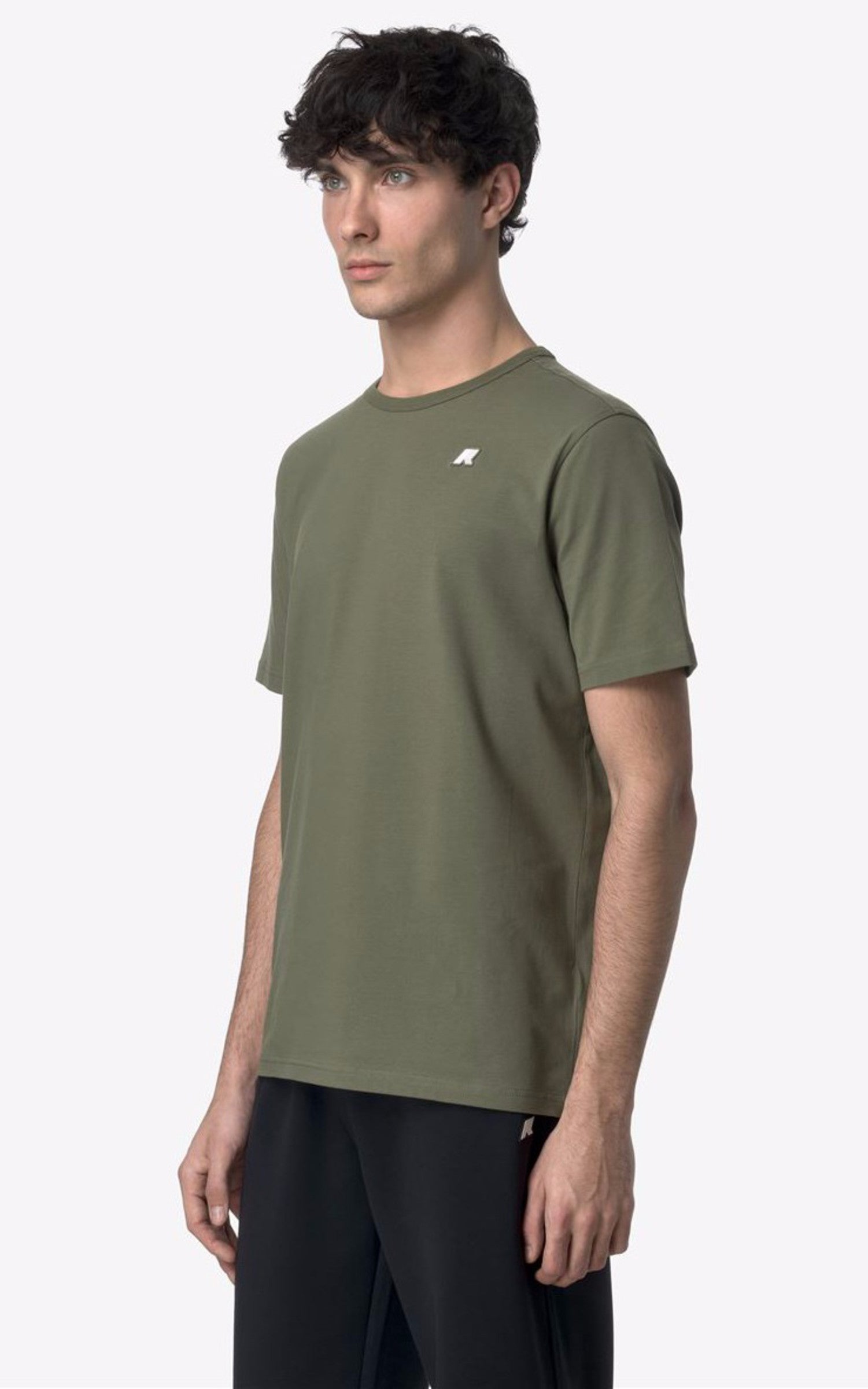 A "ADAME K71349W" Vert K-Way T-shirt Homme closed photo