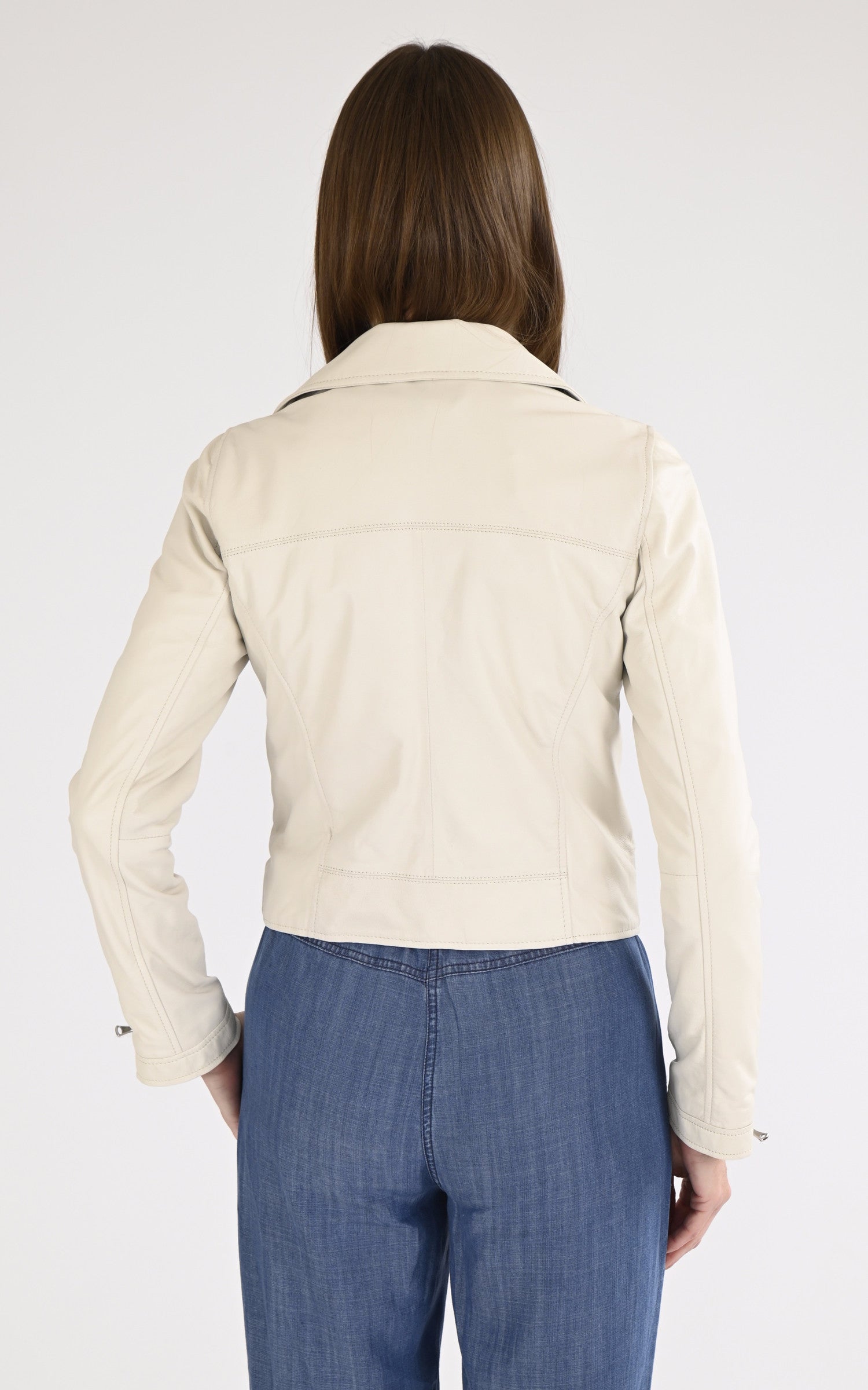 A "MAXINE 65048" Blanc Oakwood Perfecto Femme back photo