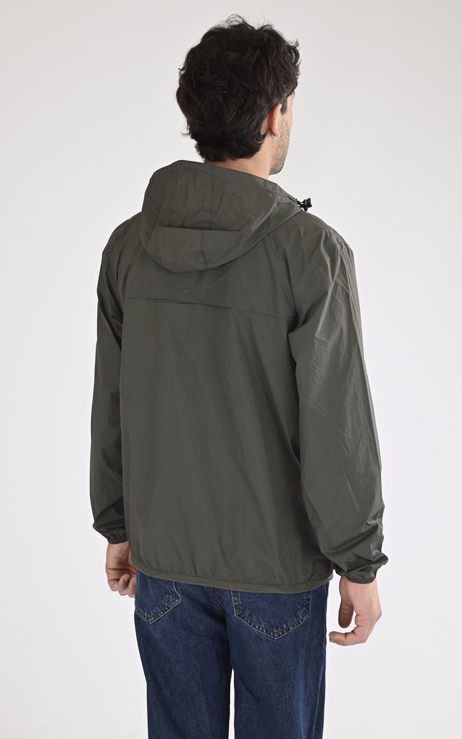 A "CLAUDE K2123ZW" Kaki K-Way Blouson Mixte back photo 4