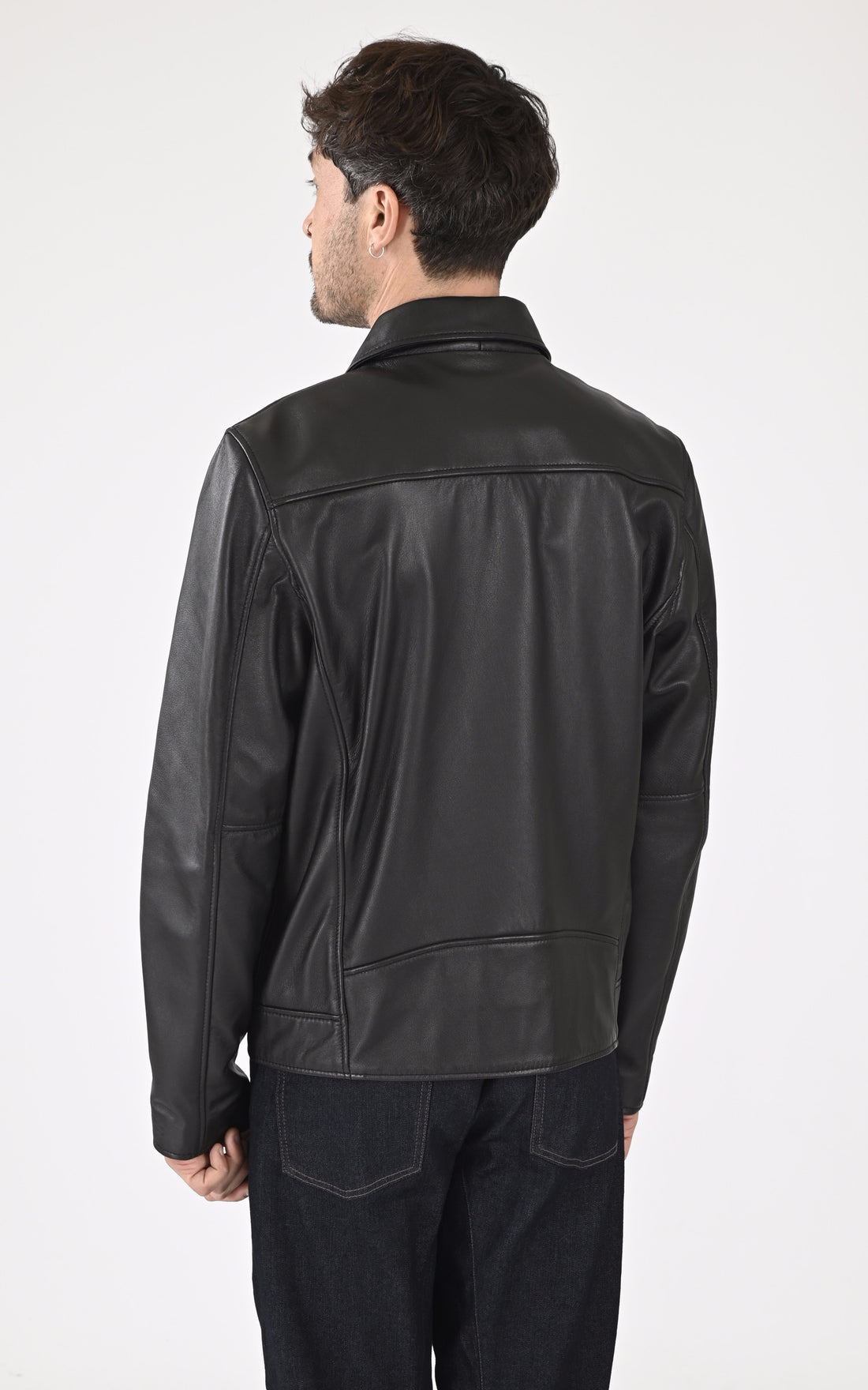 A "LC TAMPA" Noir Schott Blouson Homme opened photo