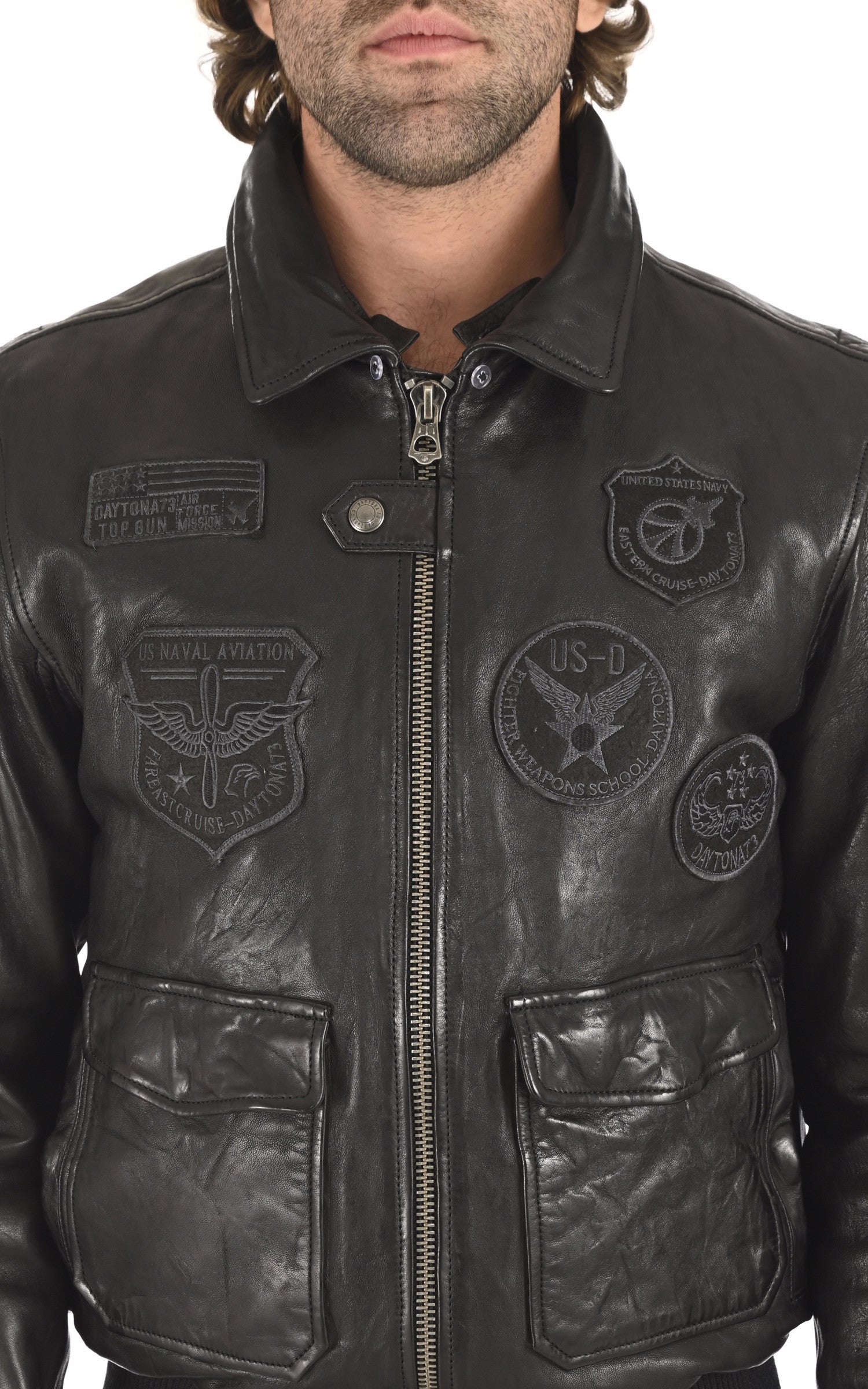 A "MYTHIC 101980" Noir Daytona 73 Pilote Homme details photo