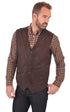 A "JEVER" Marron Maddox Gilet Homme closed photo
