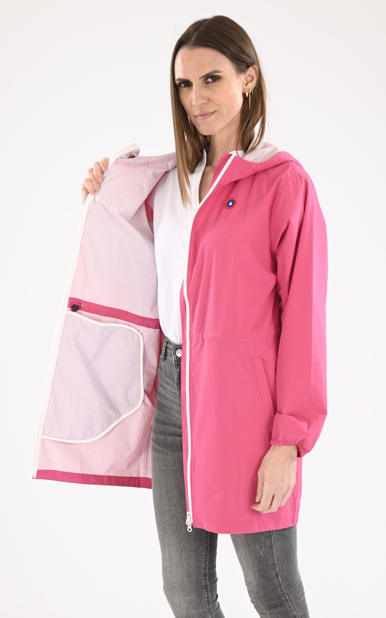 A "AMELOT 20300" Fushia Flotte Veste Femme interior photo