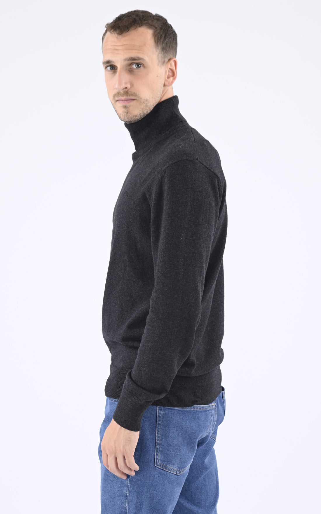 A "PLBEAL4" Anthracite Schott Pull Homme closed photo