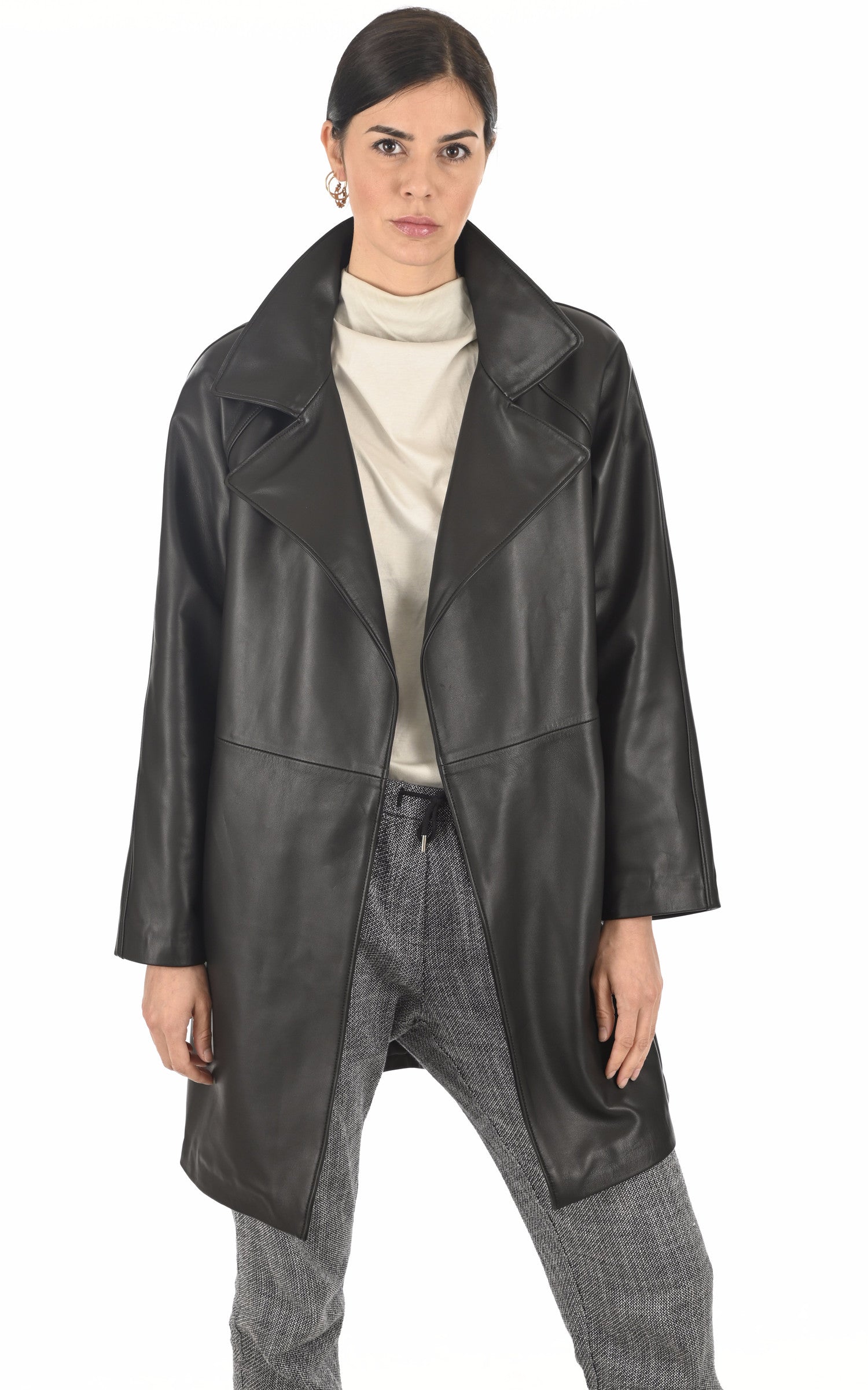 A "AUREA" Noir La Canadienne Veste Femme opened photo 1