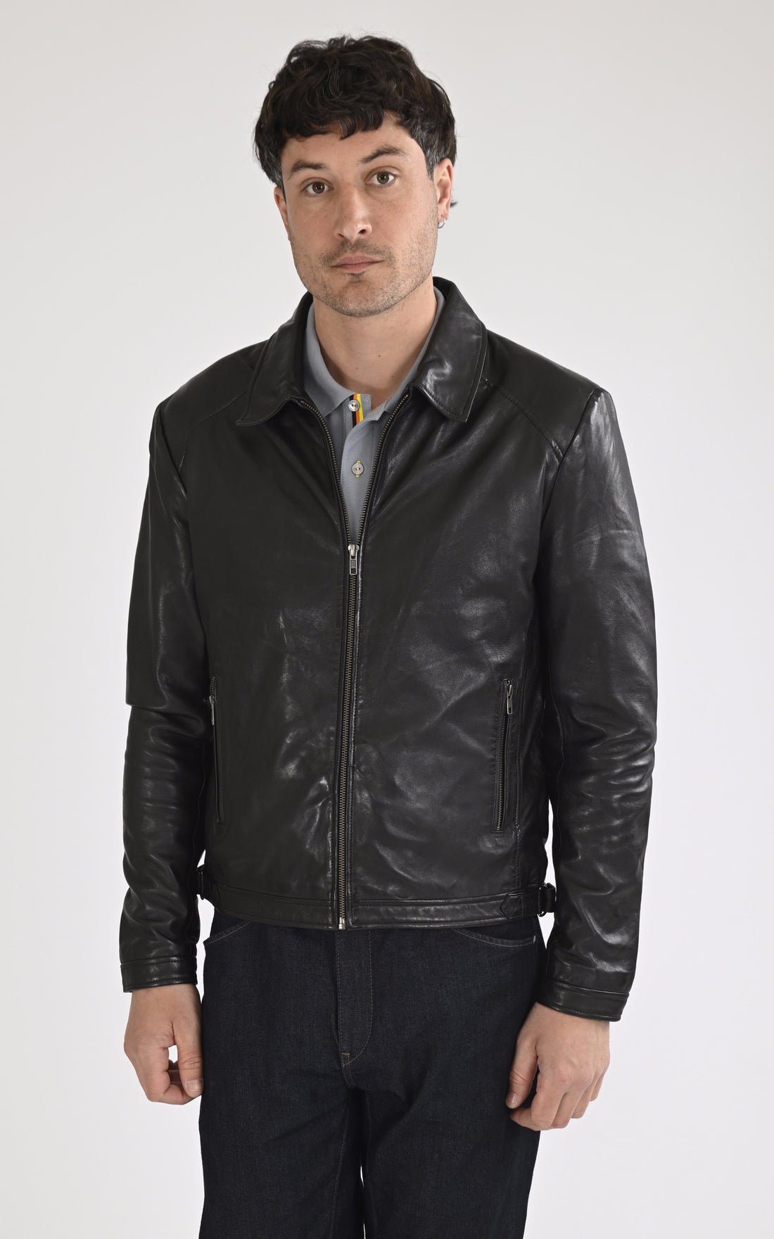 A "IVAR" Noir La Canadienne Blouson Homme opened photo