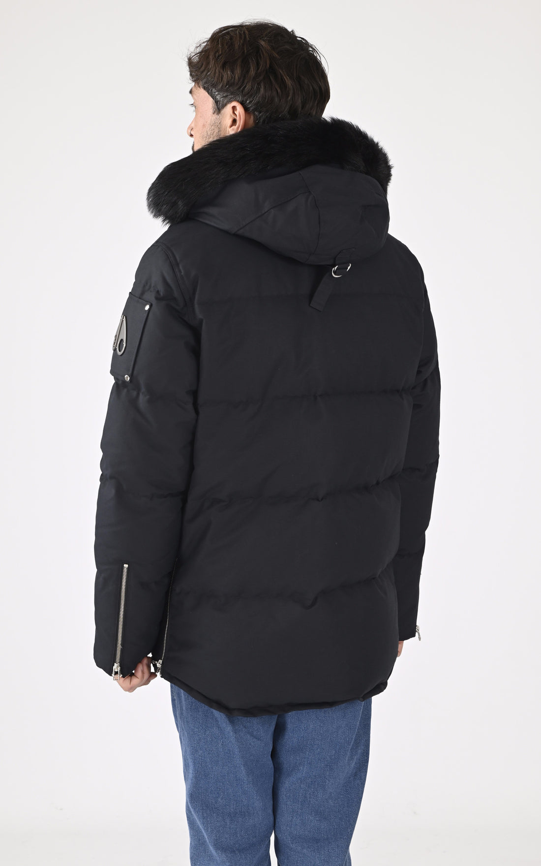 A "3Q JACKET M32MJ128S" Bleu Moose Knuckles Ves Doudoune Homme opened photo