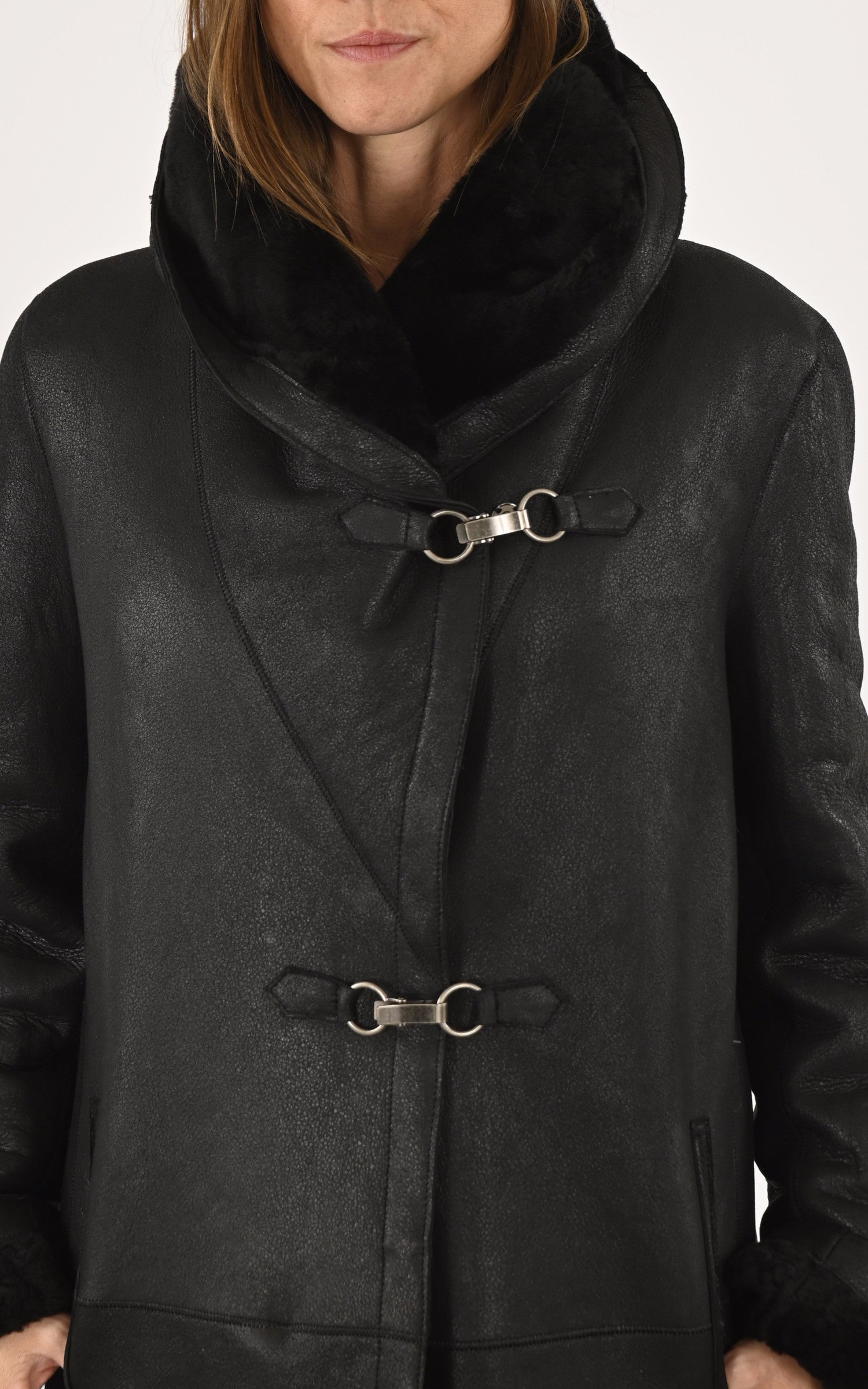 A "969 / 90" Noir Levinsky 3/4 Femme details photo
