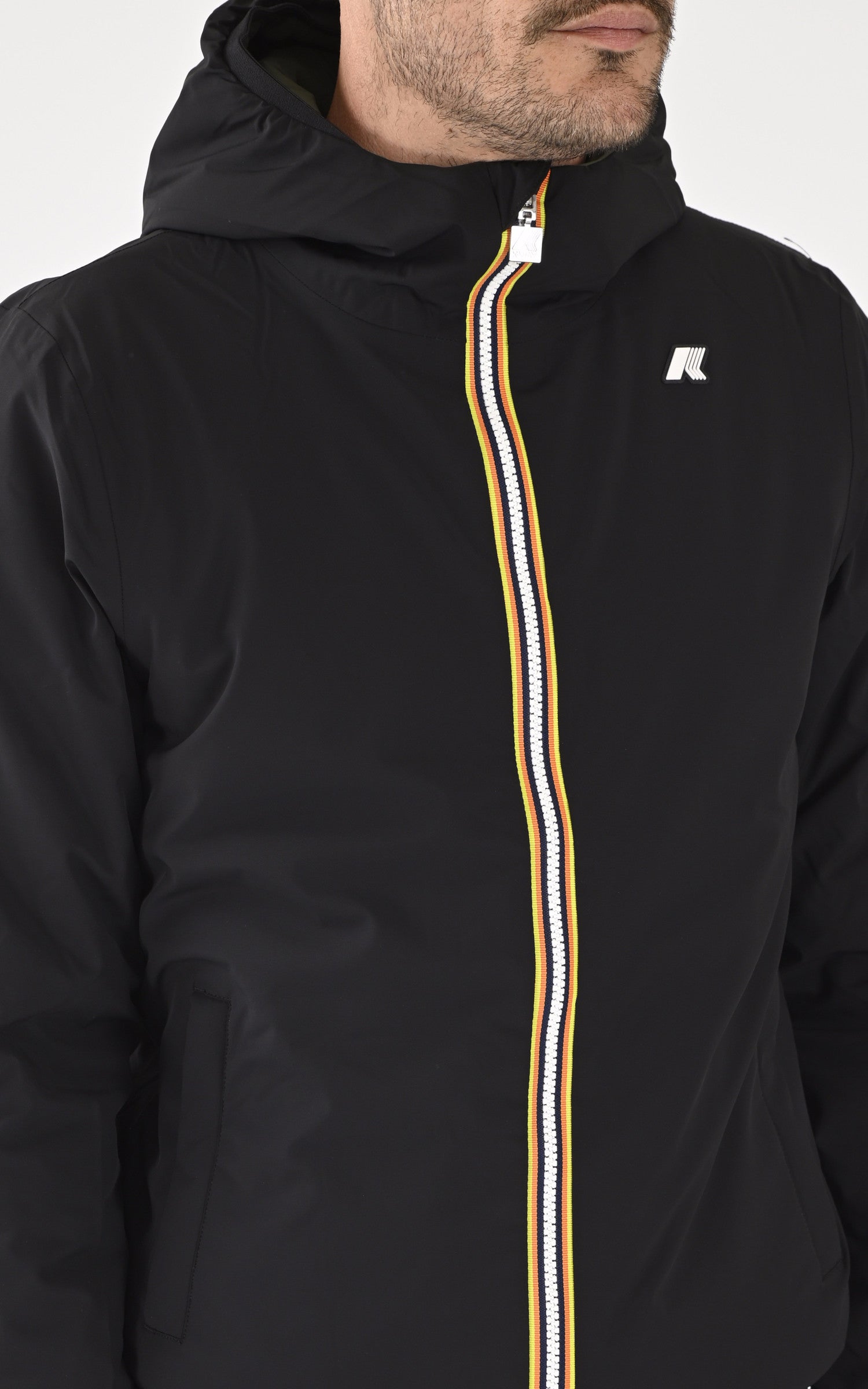 A "JACK ST WARM K6128W" Kaki K-Way Blouson Homme details photo