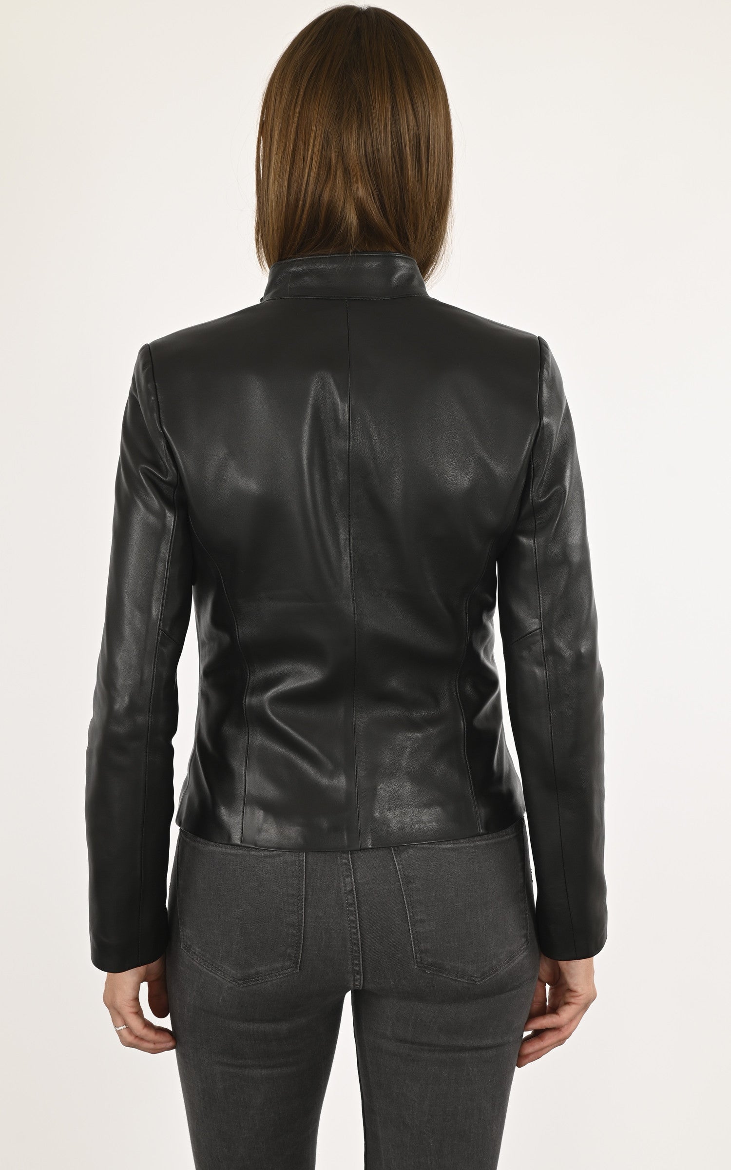 A "ANY FF" Noir La Canadienne Blouson Femme back photo