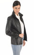 A "FATIMA" Noir La Canadienne Blouson Femme opened photo