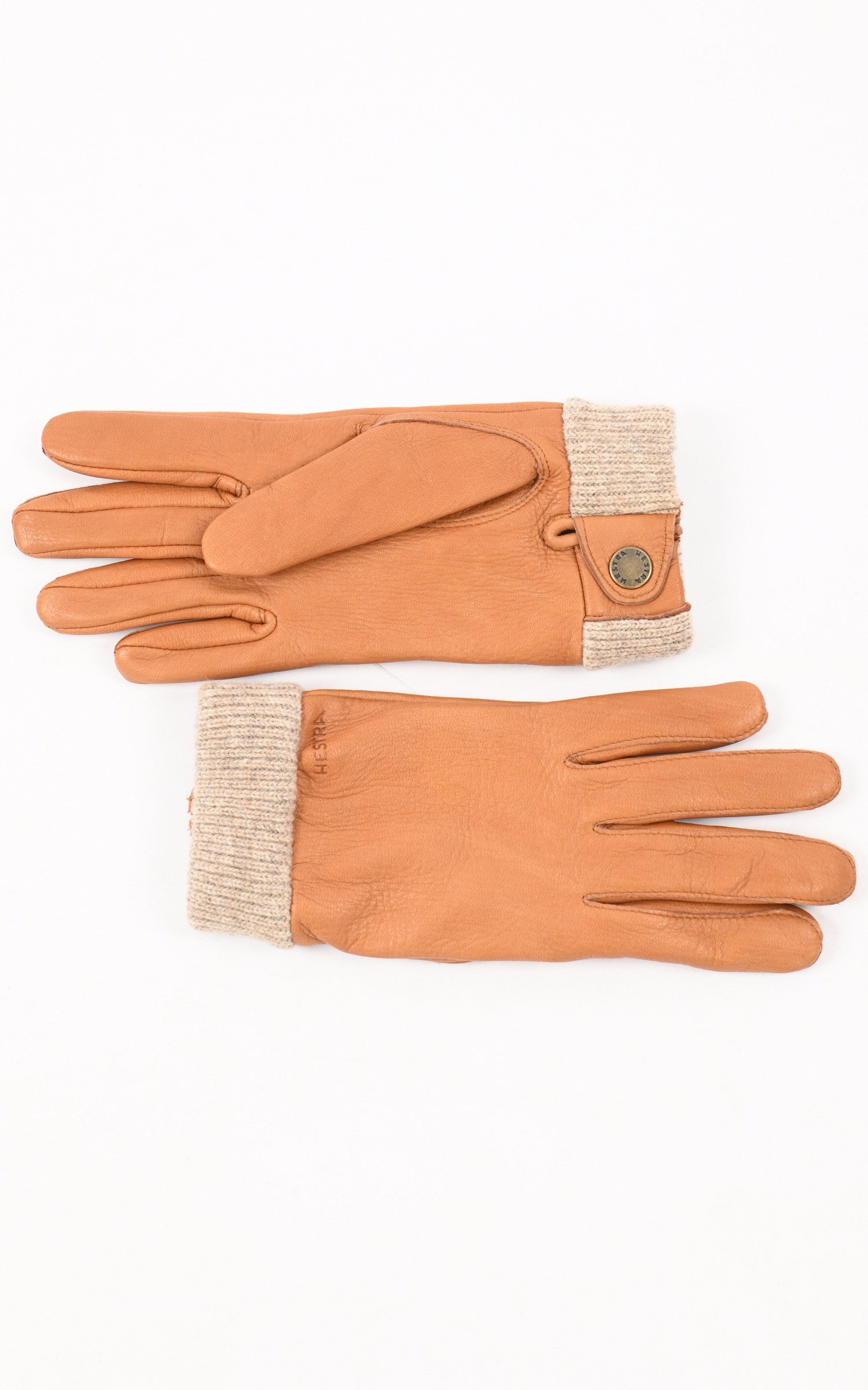 A "10370 IDUN" Camel Hestra Gants Femme closed photo 1