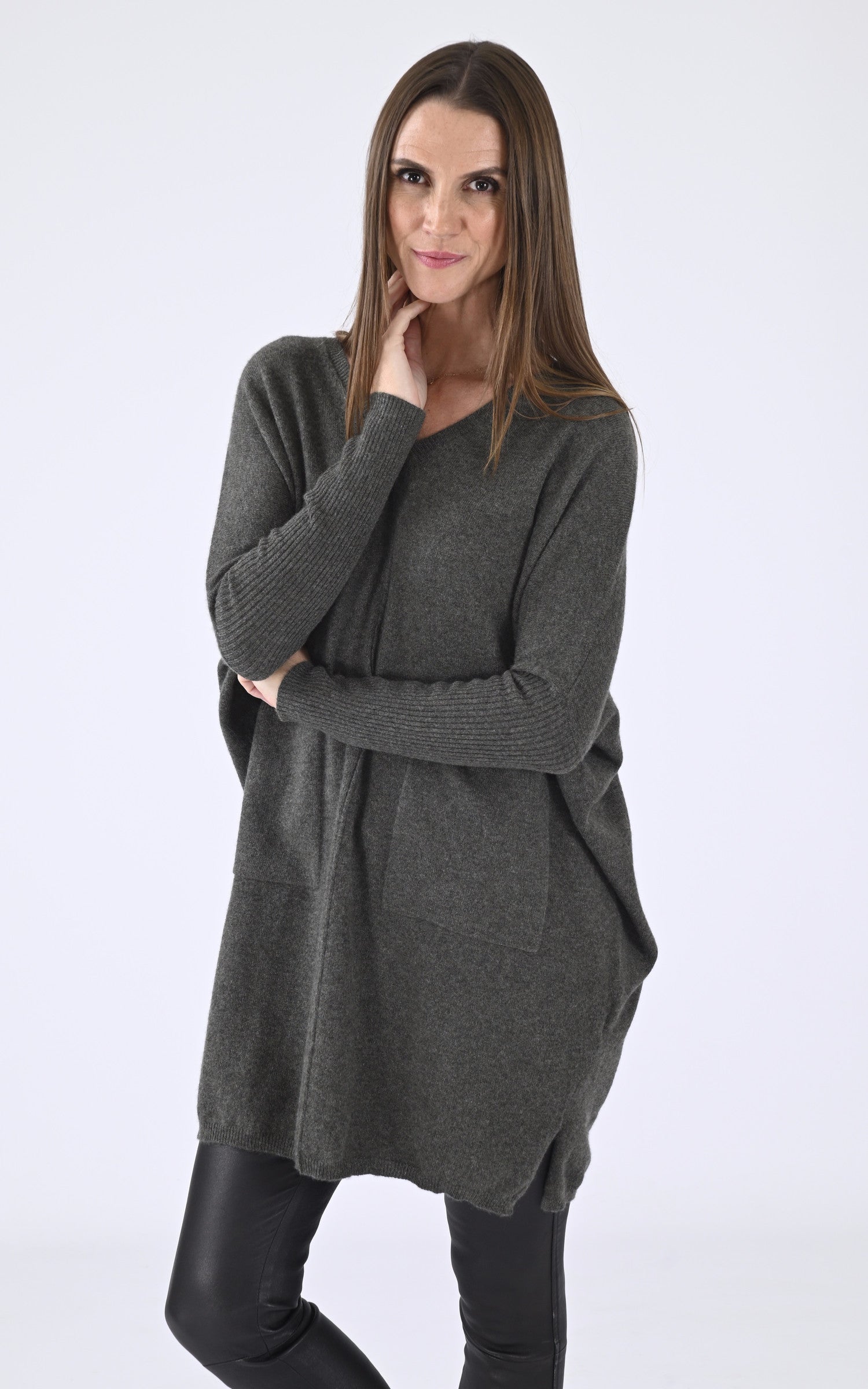 A "BELLA 4504026C" Kaki Notshy Robe Femme opened photo 1