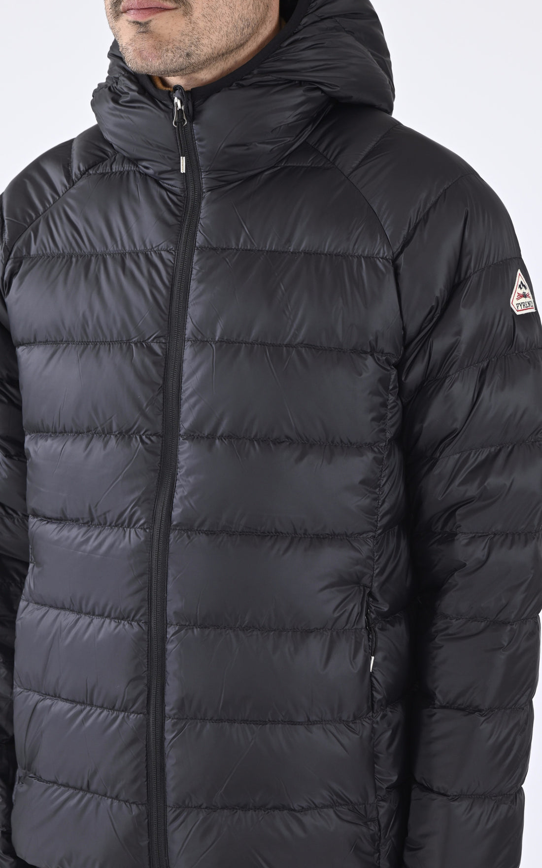 A "ARIAL HOODED" Noir Pyrenex bl_doud_light Homme opened photo