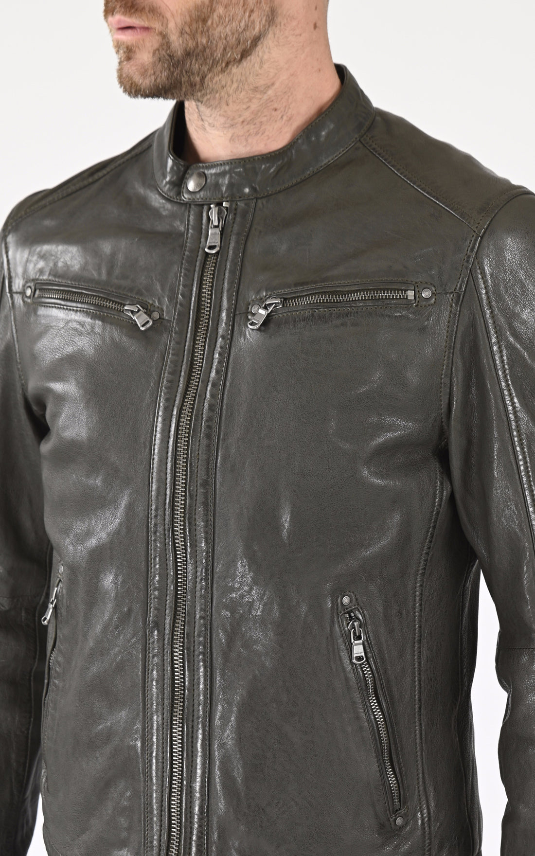 A "GAFINO 101843" Kaki Daytona 73 Blouson Homme opened photo