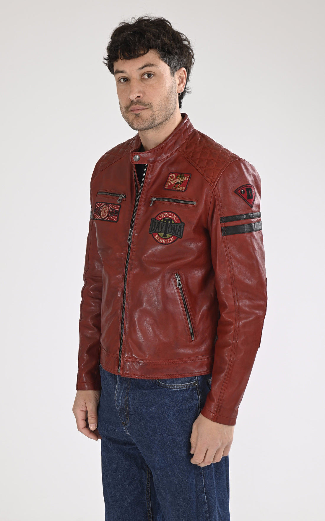 A "WALKOR 102831" Rouge Daytona 73 Blouson Homme opened photo