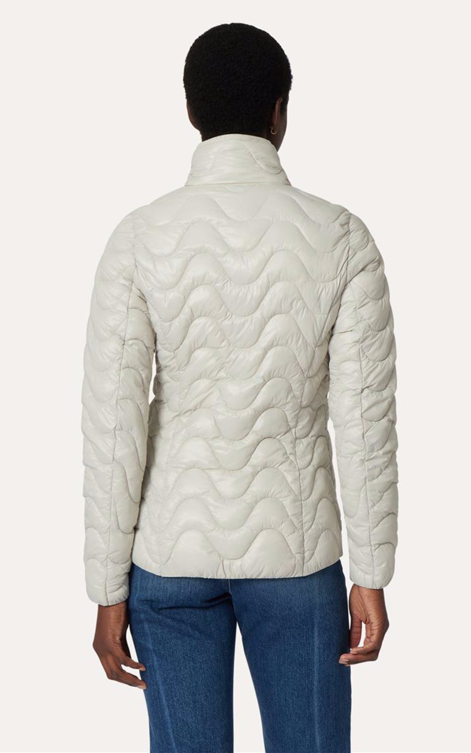A "VIOLETTE ECO WARM K4112TW" Beige K-Way Blouson Femme back photo