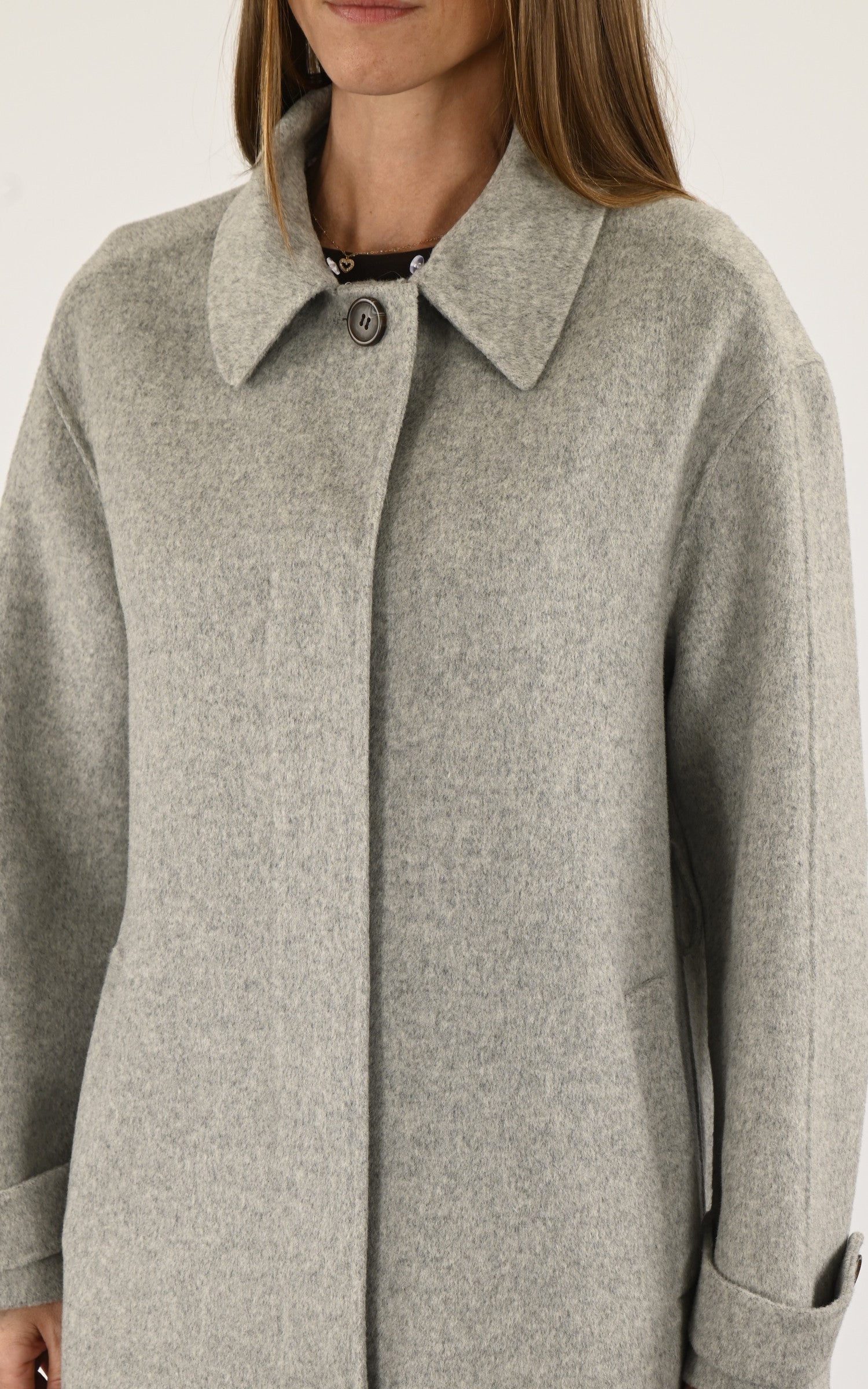 A "MAJDAN" Gris Levinsky 3/4 Femme details photo 5