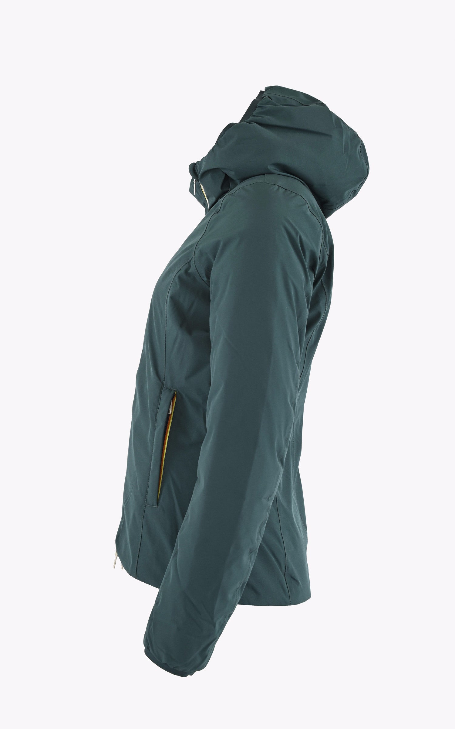 A "LILY ECO DOUBLE K5126KW" Vert K-Way Blouson Femme closed photo