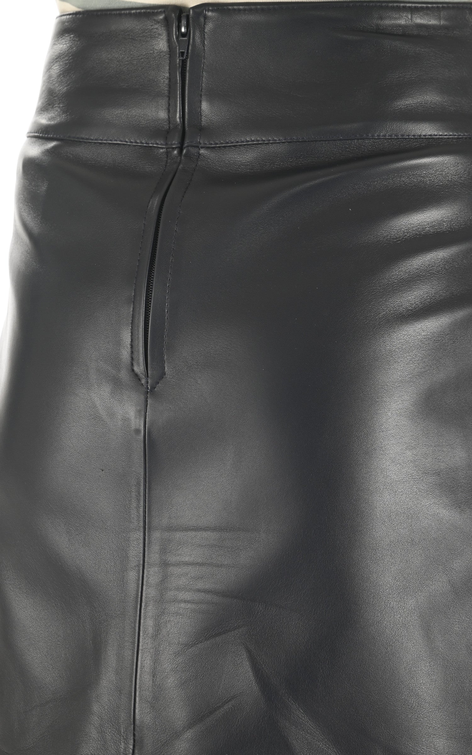 A "JADE FF" Bleu Marine La Canadienne Jupe Femme details photo 5