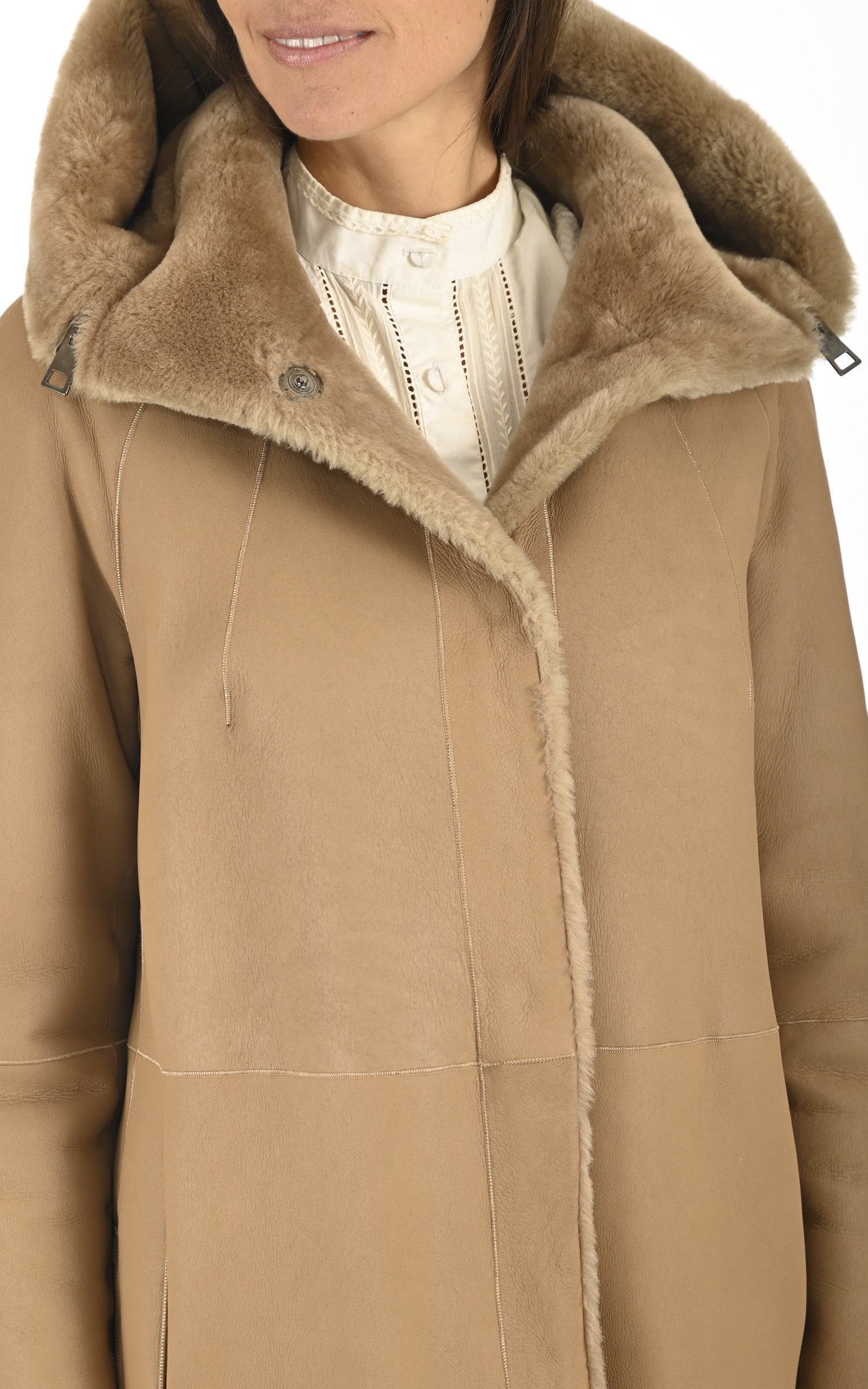 A "T023" Caramel Suprema 3/4 Femme details photo