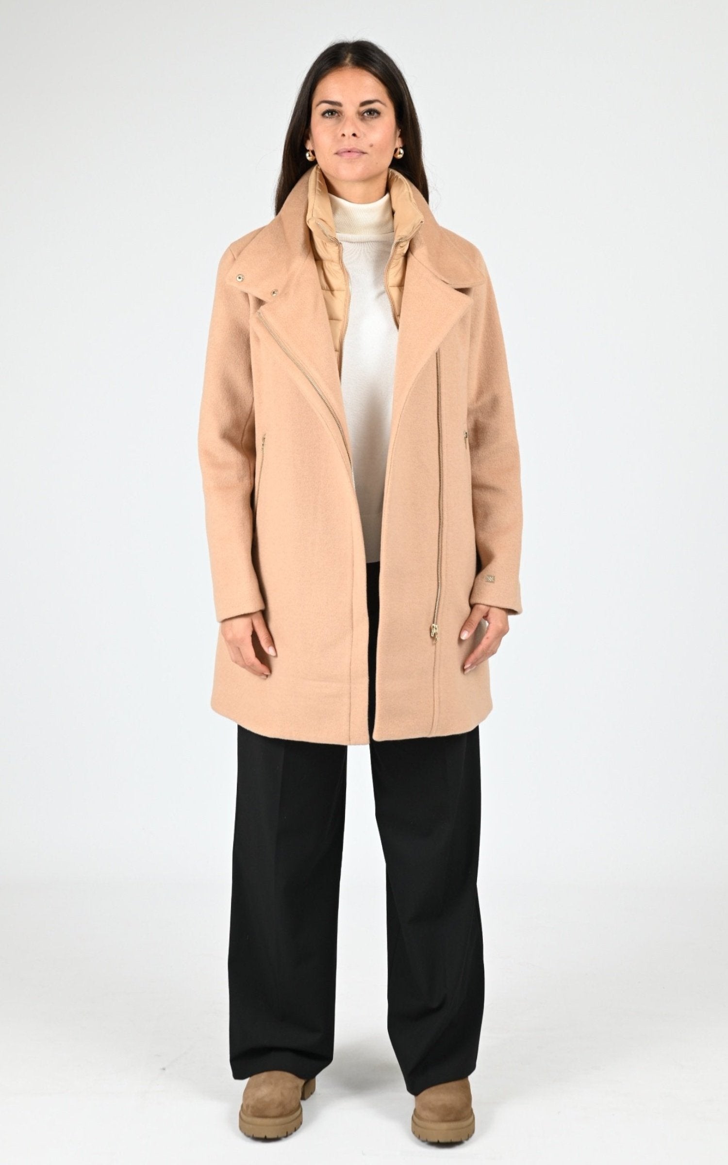 3/4 Textile Femme Soia & Kyo, modèle Abbi de couleur teak