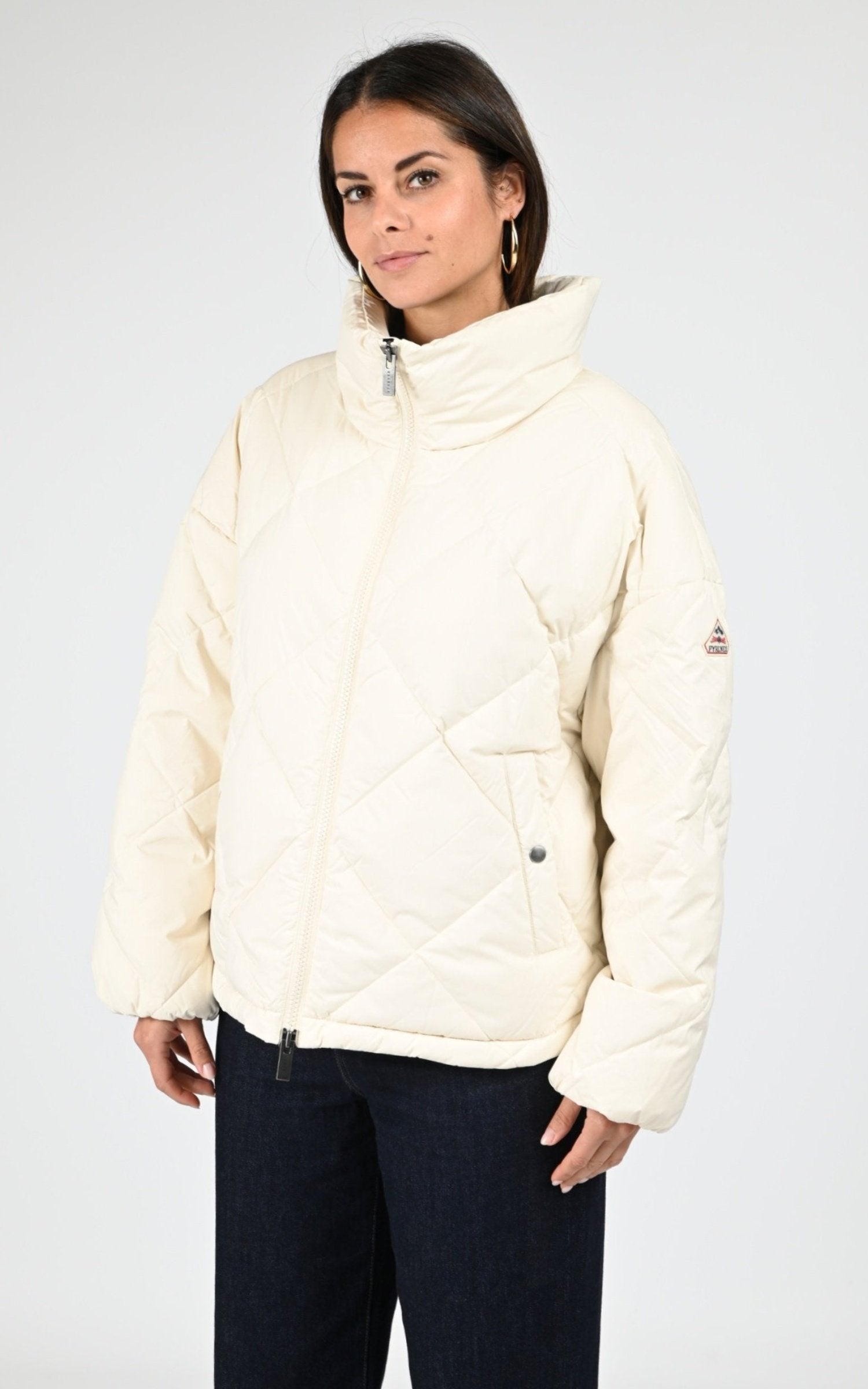 Bl doudoune Textile Femme Pyrenex, modèle Adele de couleur ivory