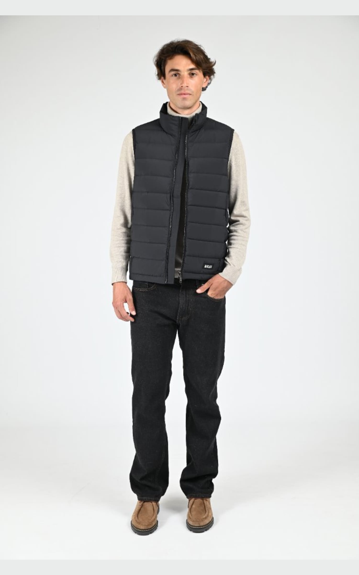 Gil doudoune Textile Homme Aigle, modèle Aiw24moui015 de couleur noir