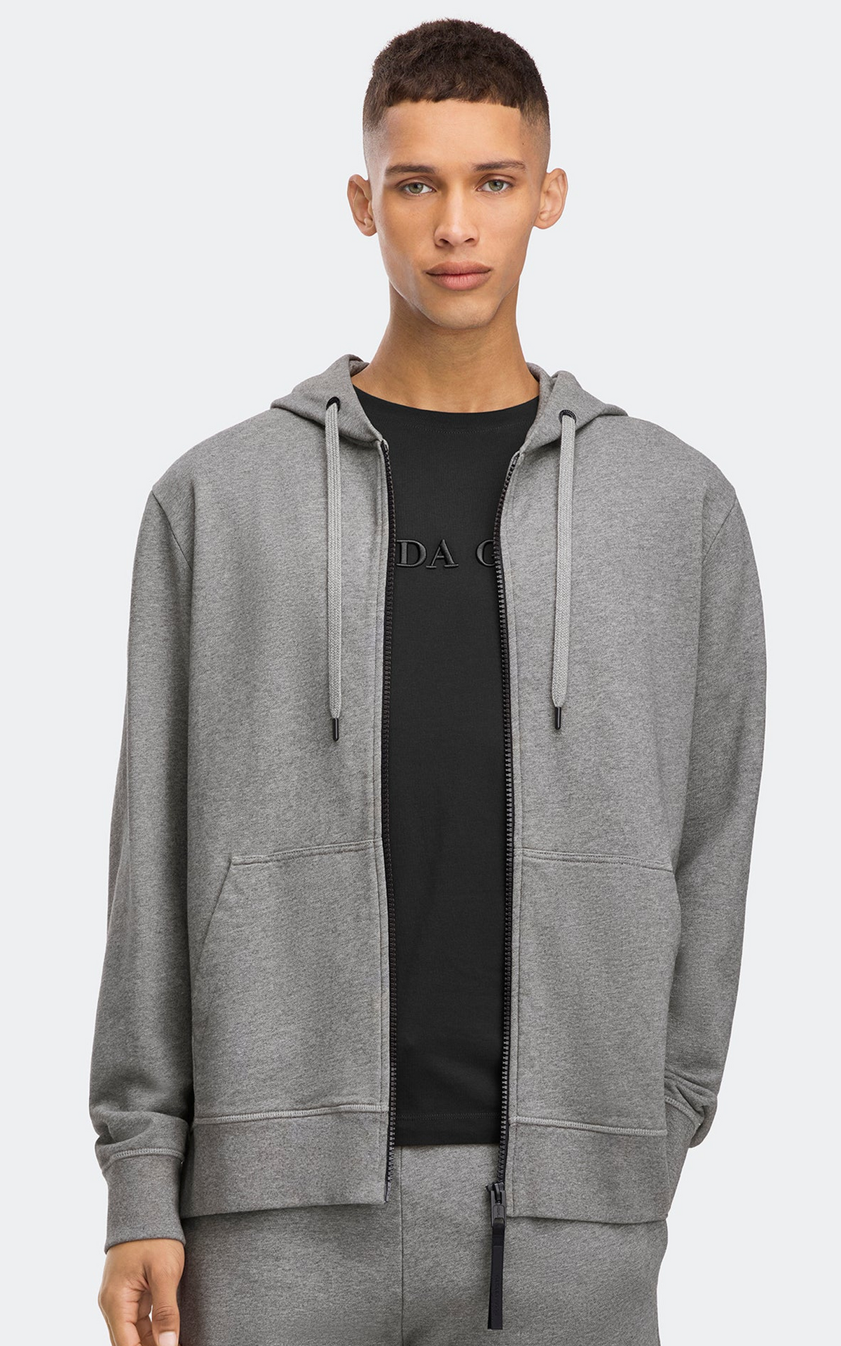 Huron Grey Hooded Sweatshirt