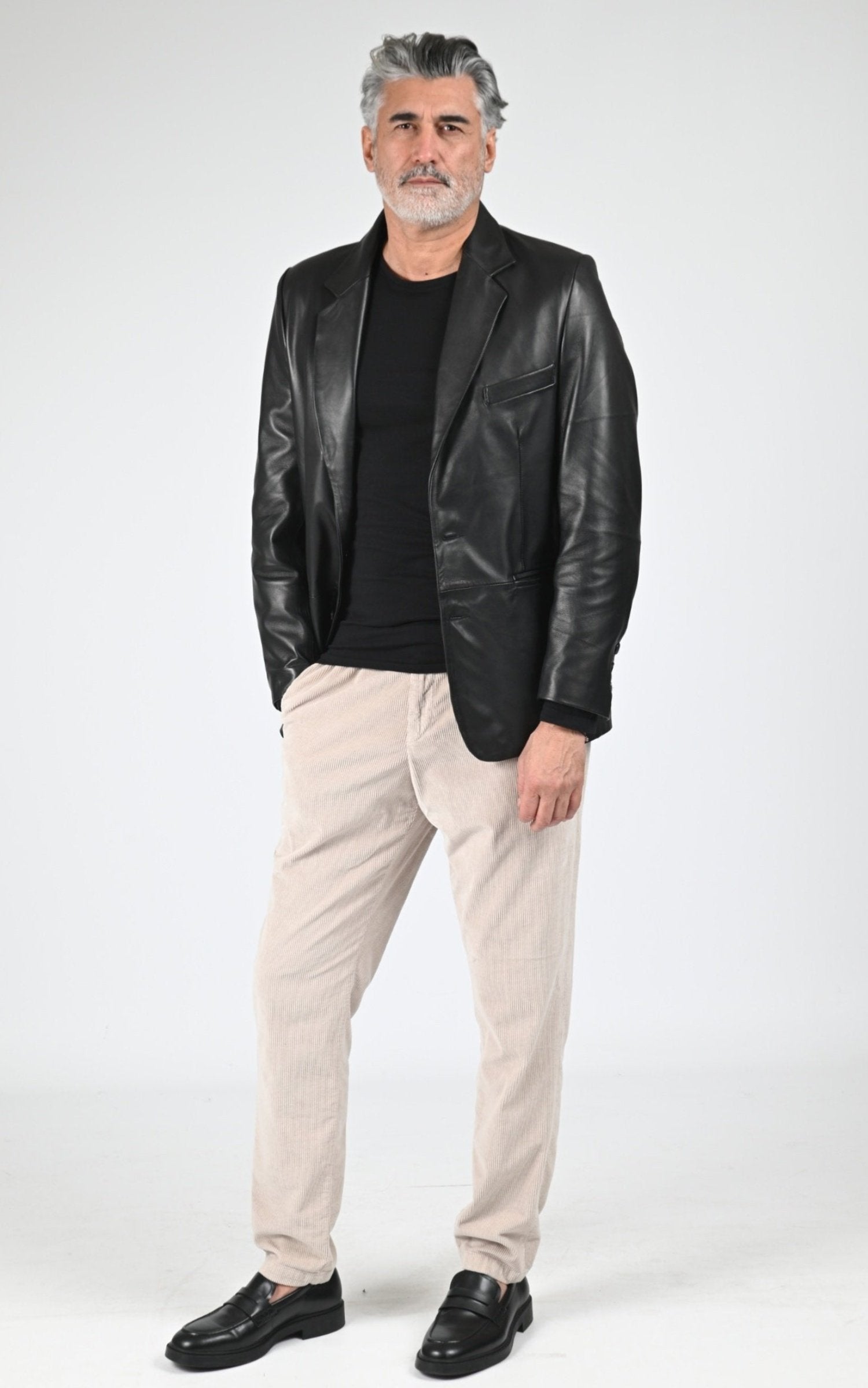 Veste Cuir Homme La Canadienne, modèle Armand de couleur marron