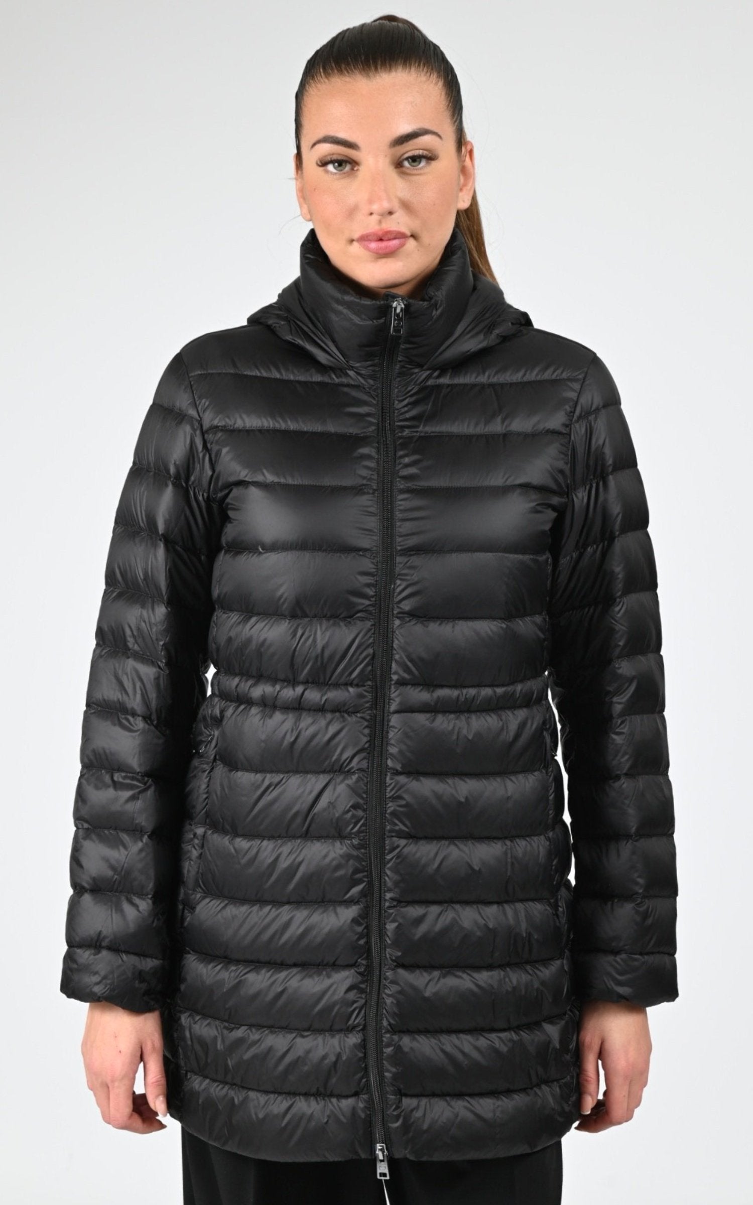 Parka Textile Femme Woolrich, modèle Authentic 3en1 ou1105 de couleur black