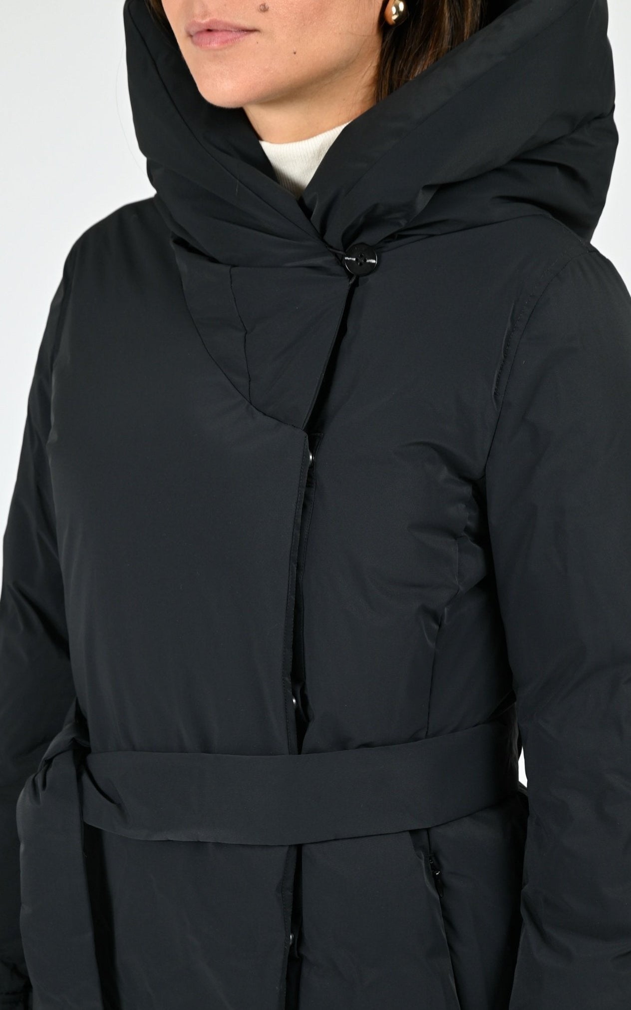 Doudoune longue Adelaide noir