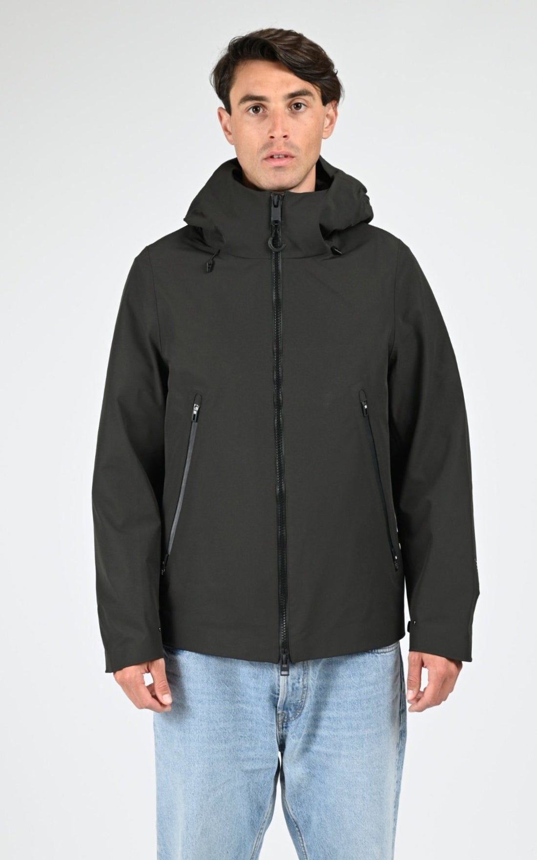 Blouson Textile Homme Krakatau, modèle Bicep qm551 de couleur dark green