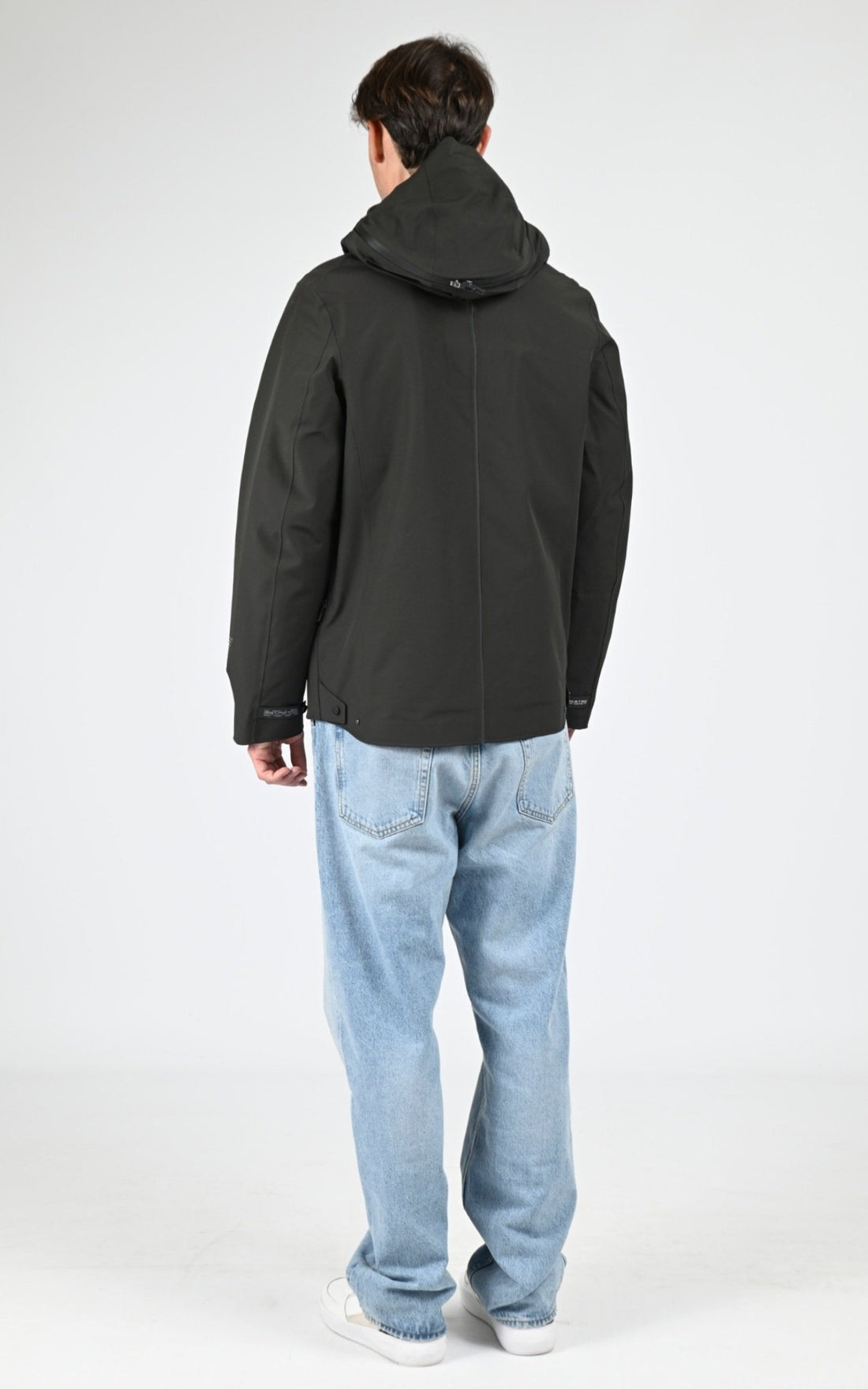 Blouson Textile Homme Krakatau, modèle Bicep qm551 de couleur dark green