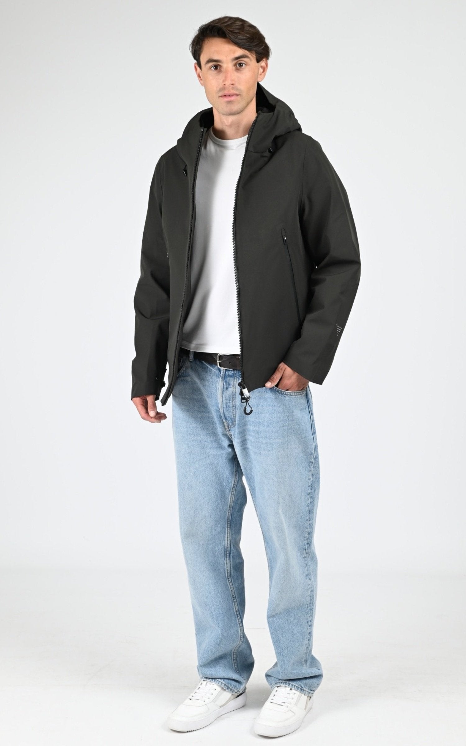 Blouson Textile Homme Krakatau, modèle Bicep qm551 de couleur dark green 4