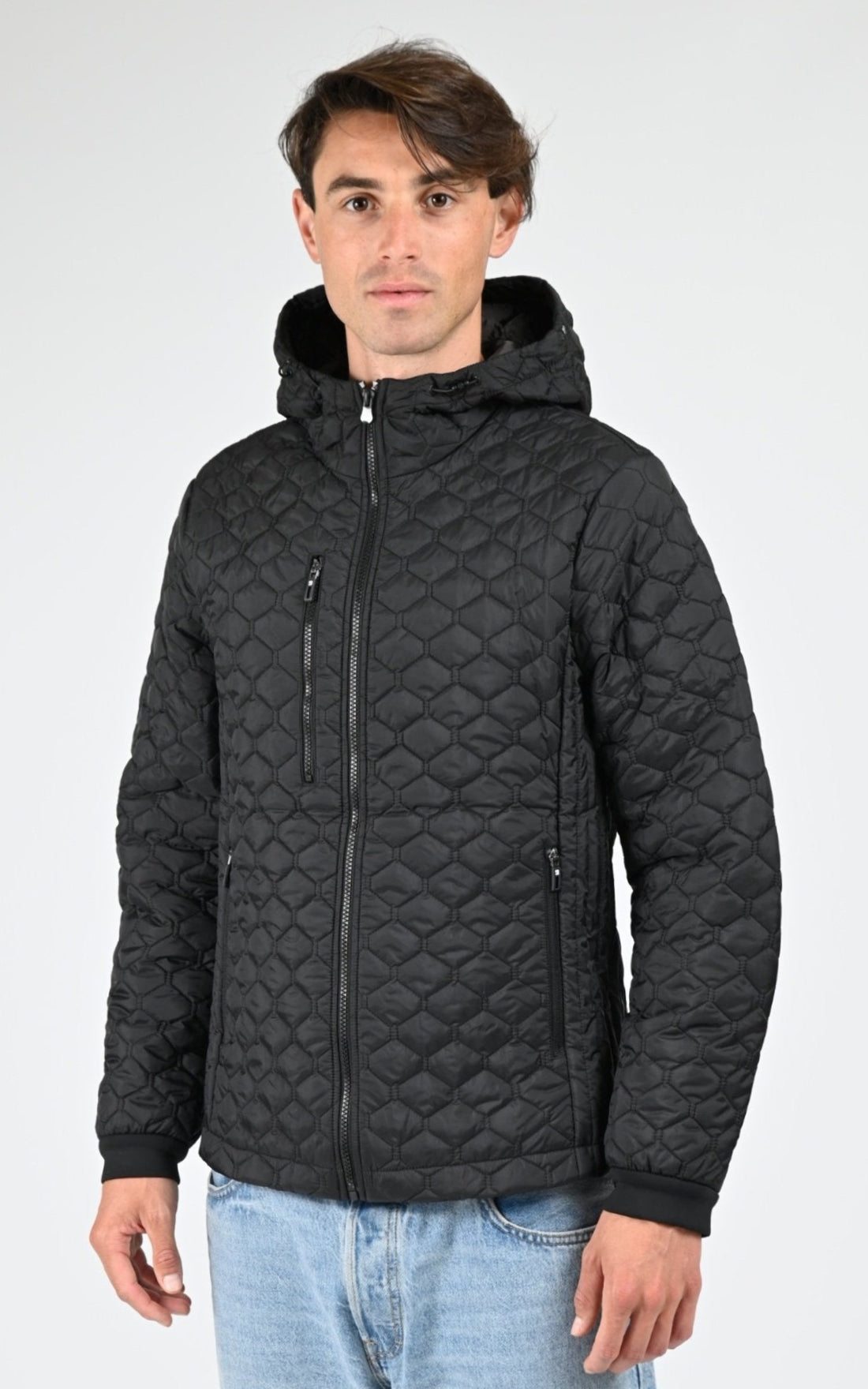 Blouson Textile Homme Krakatau, modèle Bicep qm551 de couleur dark green