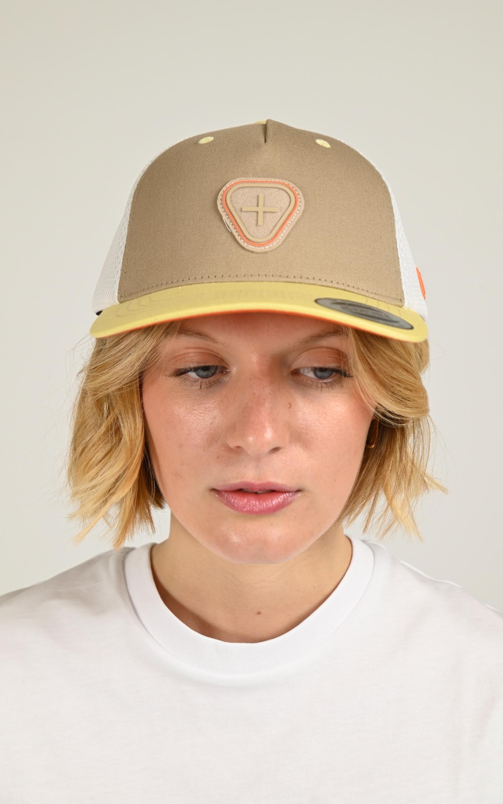 Casquette Textile Mixte Gertrude Et Gaston, modèle Billy 2 tones de couleur granite / poussin