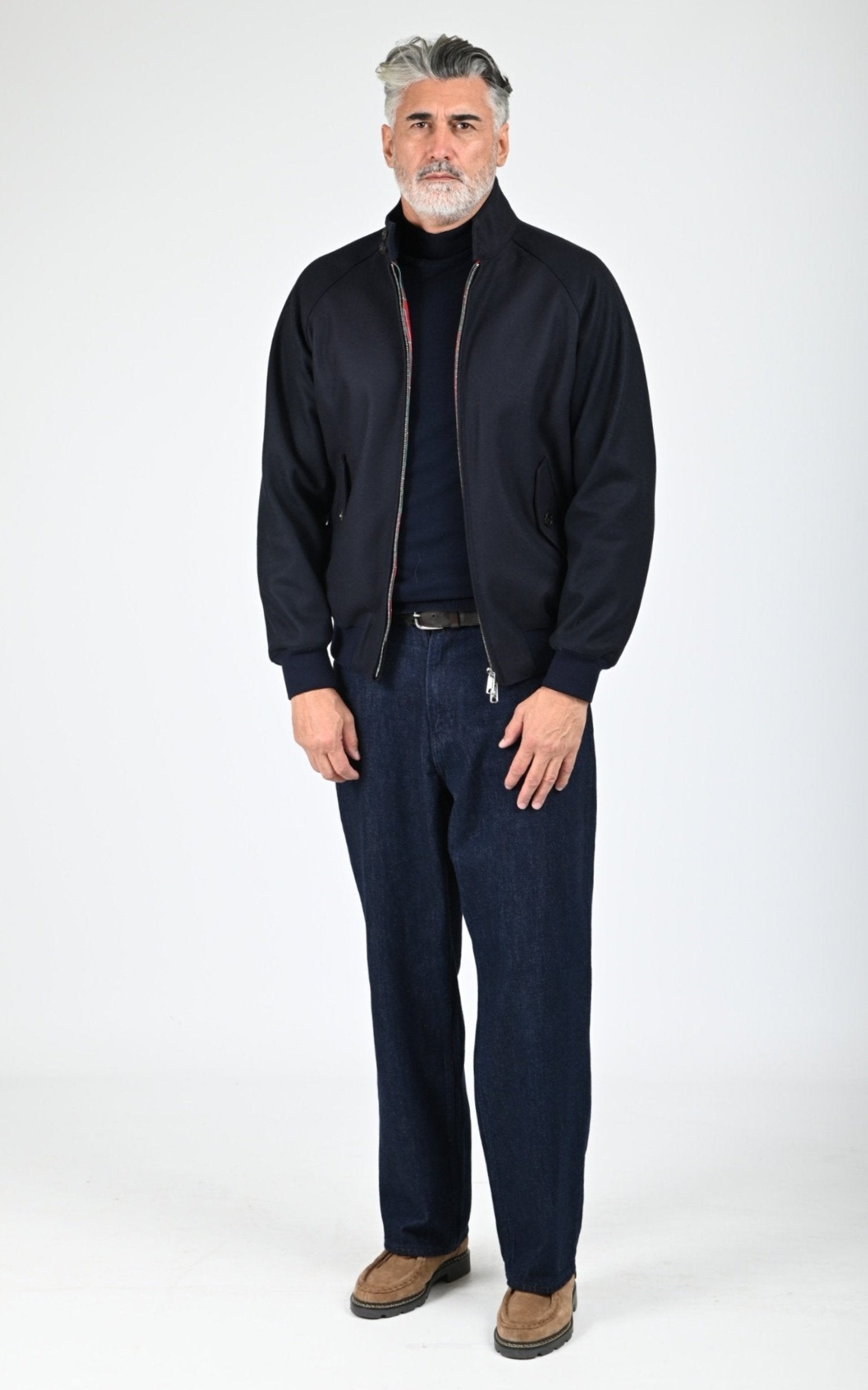 Blouson Textile Homme Baracuta, modèle Brcps1076 de couleur deep blue 397