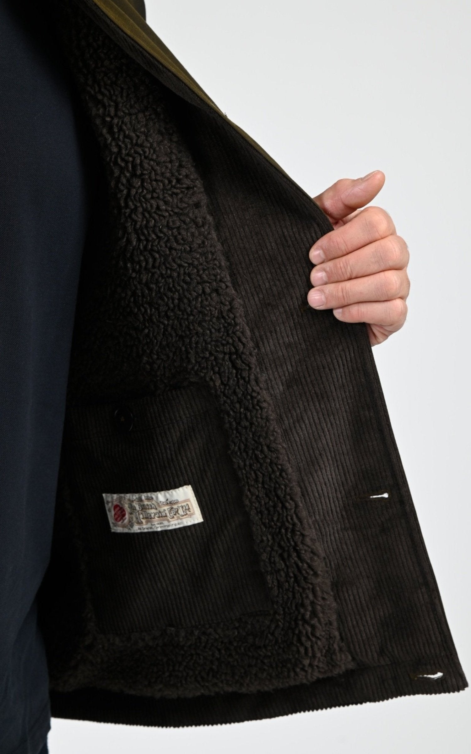 Veste Textile Homme Baracuta, modèle Brcps1142 de couleur deep moss