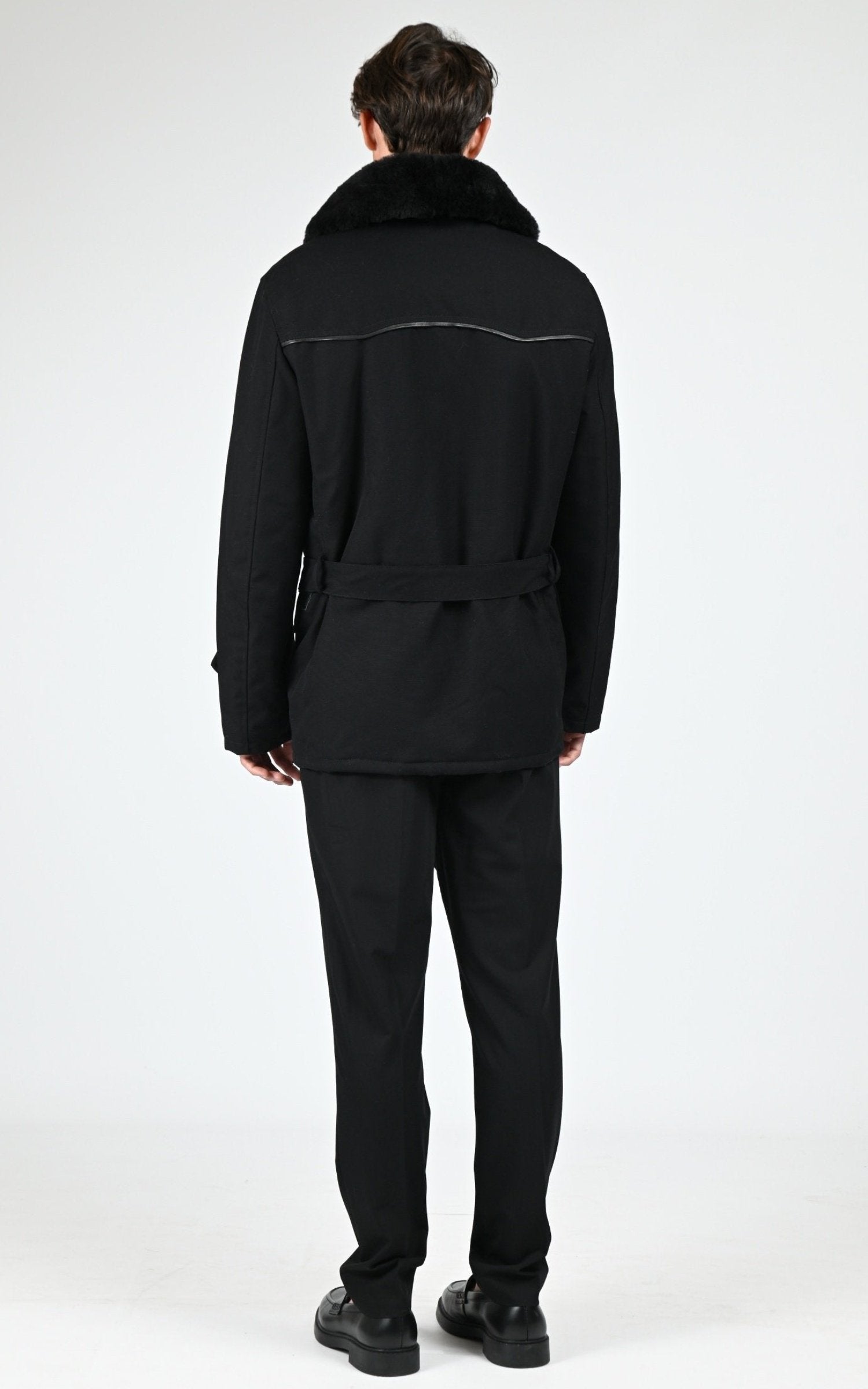 A "CANADIENNE 2" Noir La Canadienne Veste Homme back photo